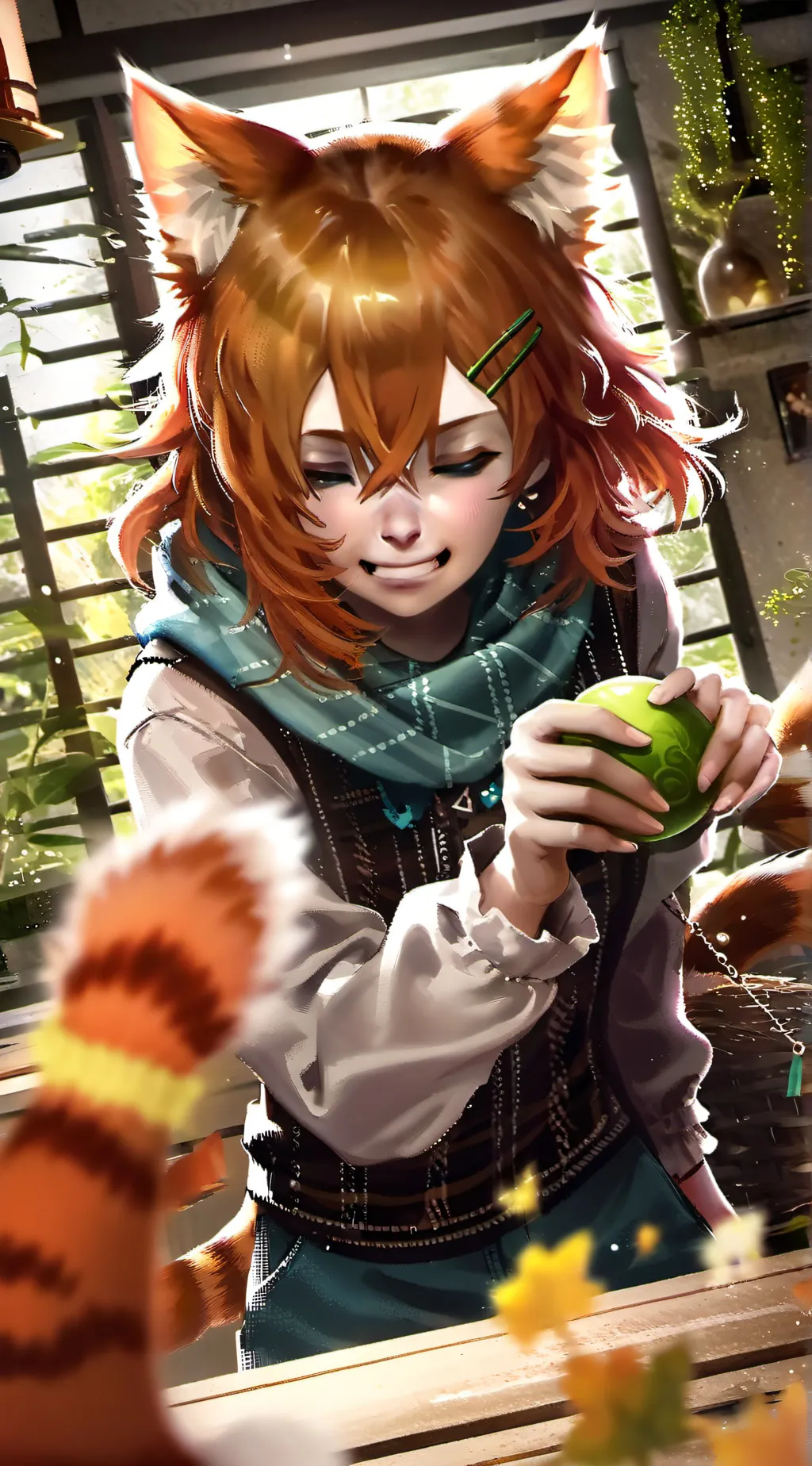 ai character: Sunshine background