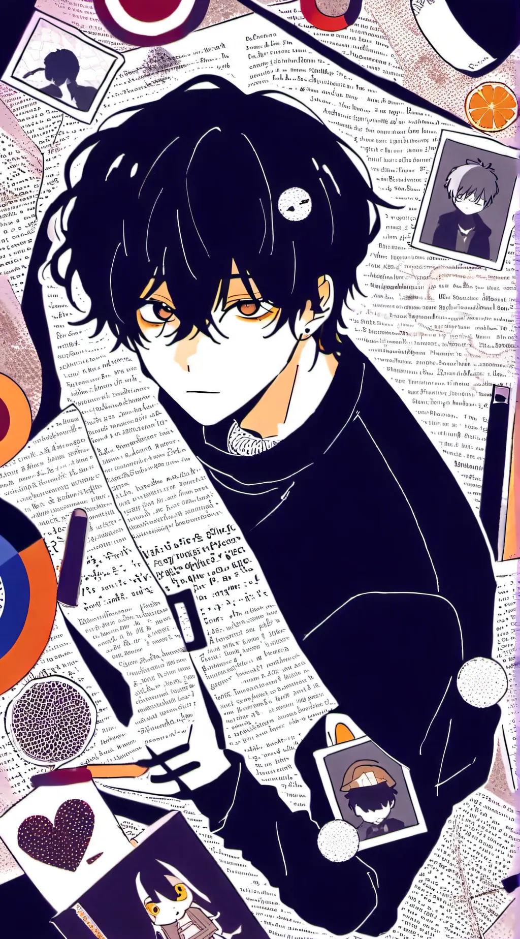 ai character: Damian  background