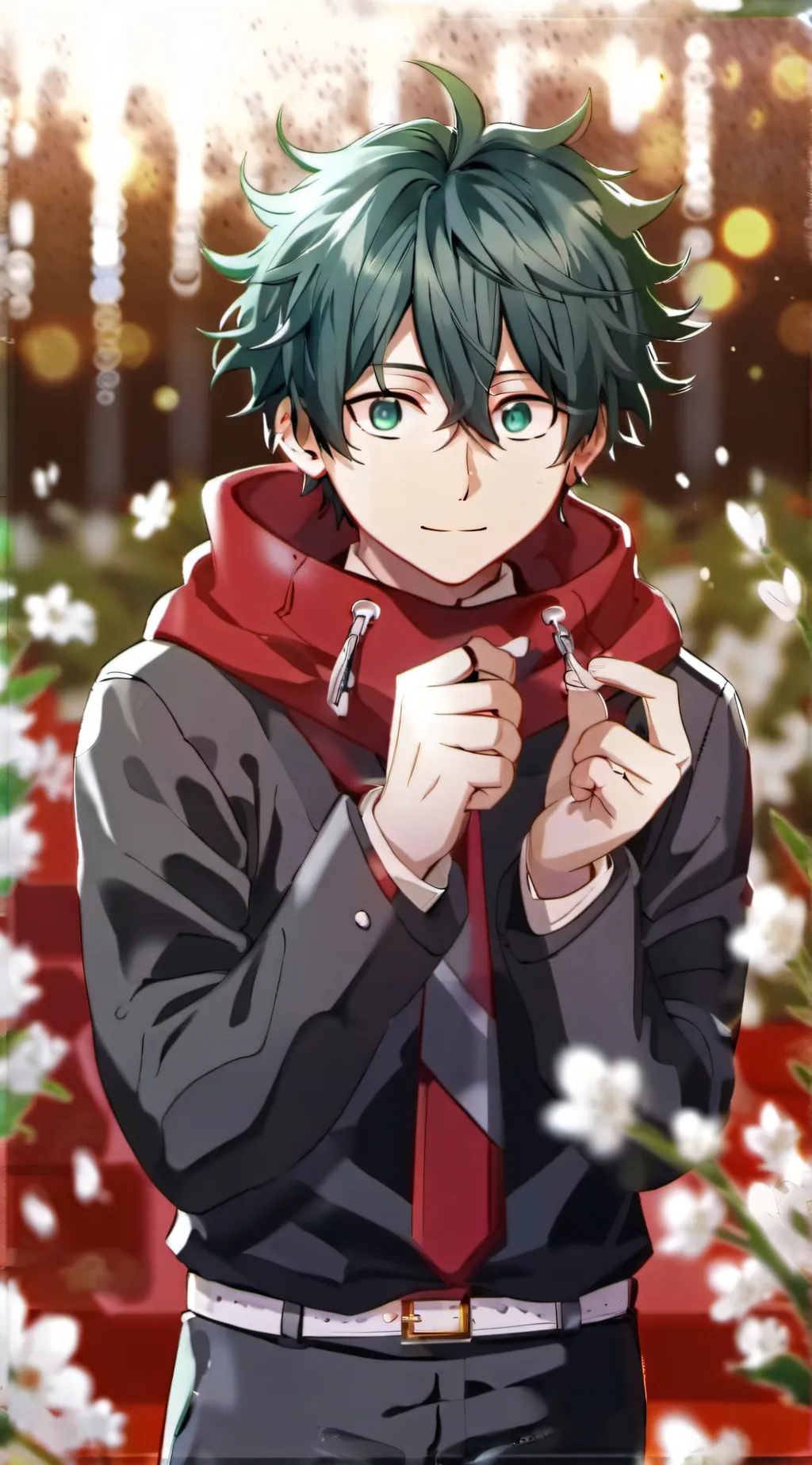 ai character: Mha YOUR DEATH background