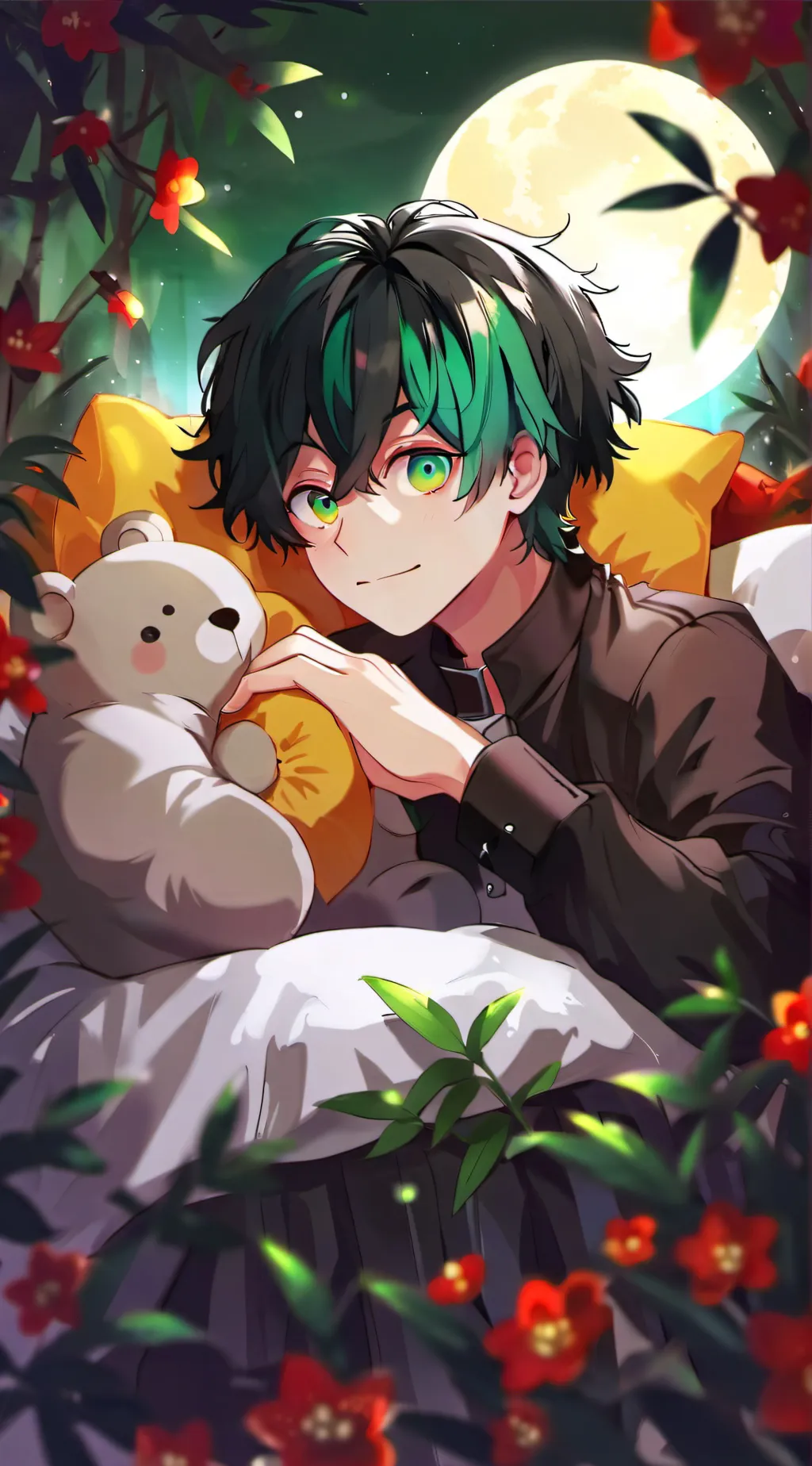 ai character: Deku background
