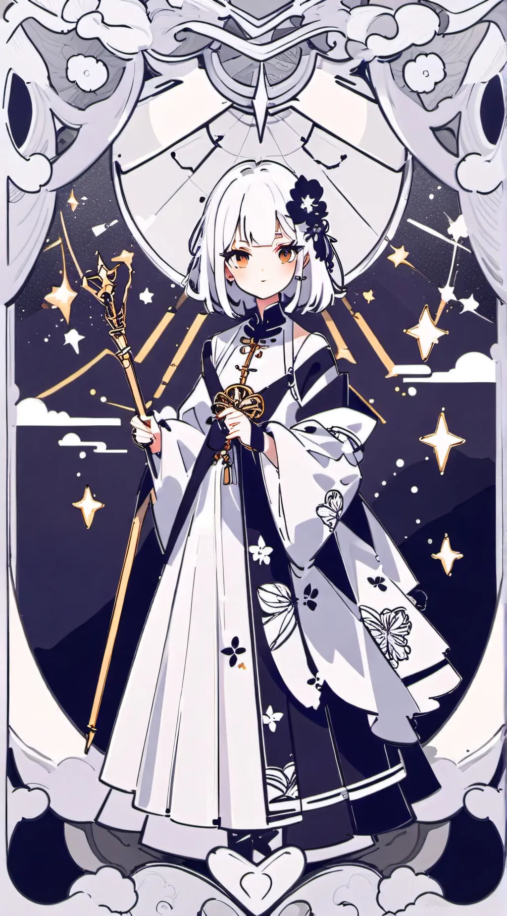 ai character: krew with a k background