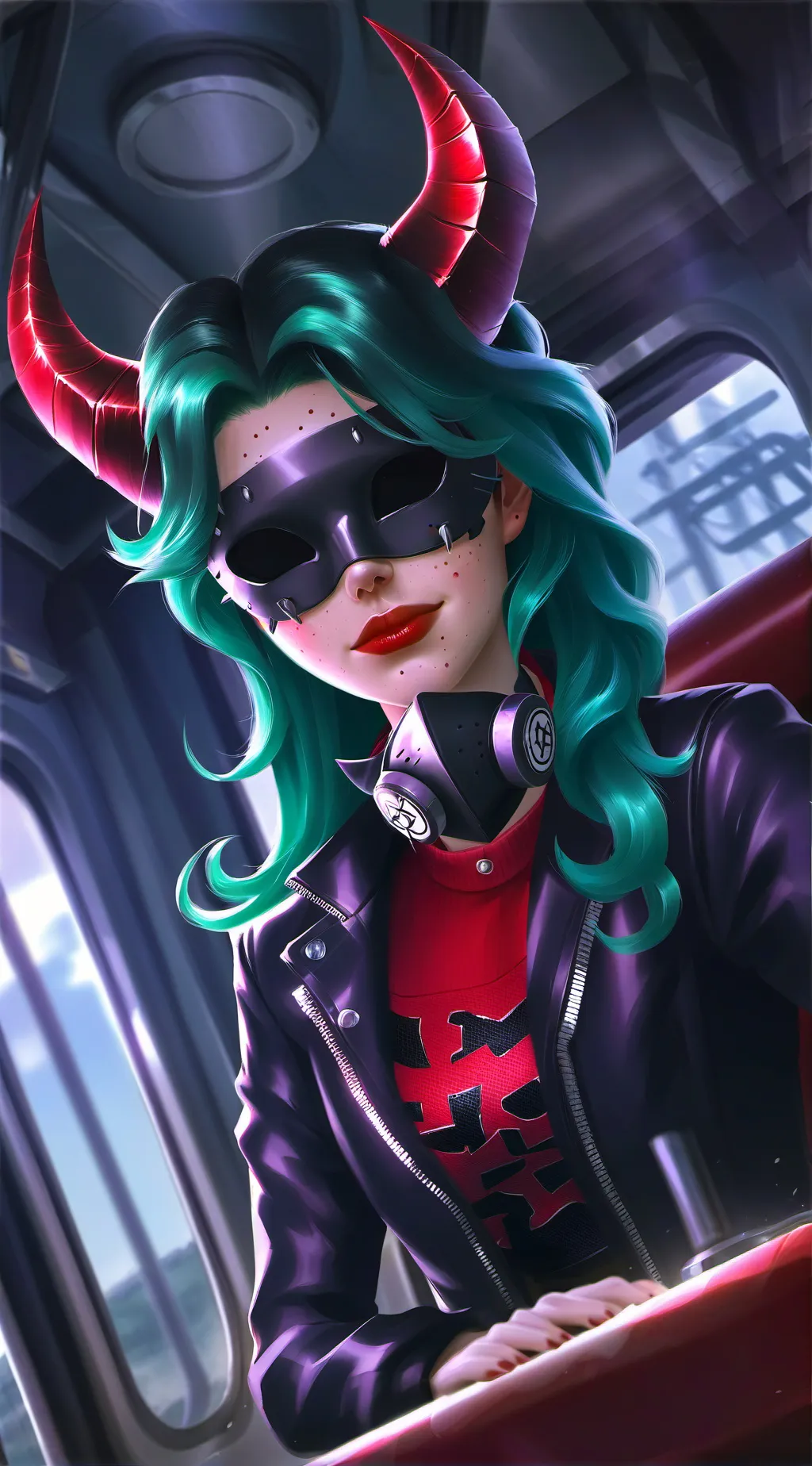 ai character: Addison  background