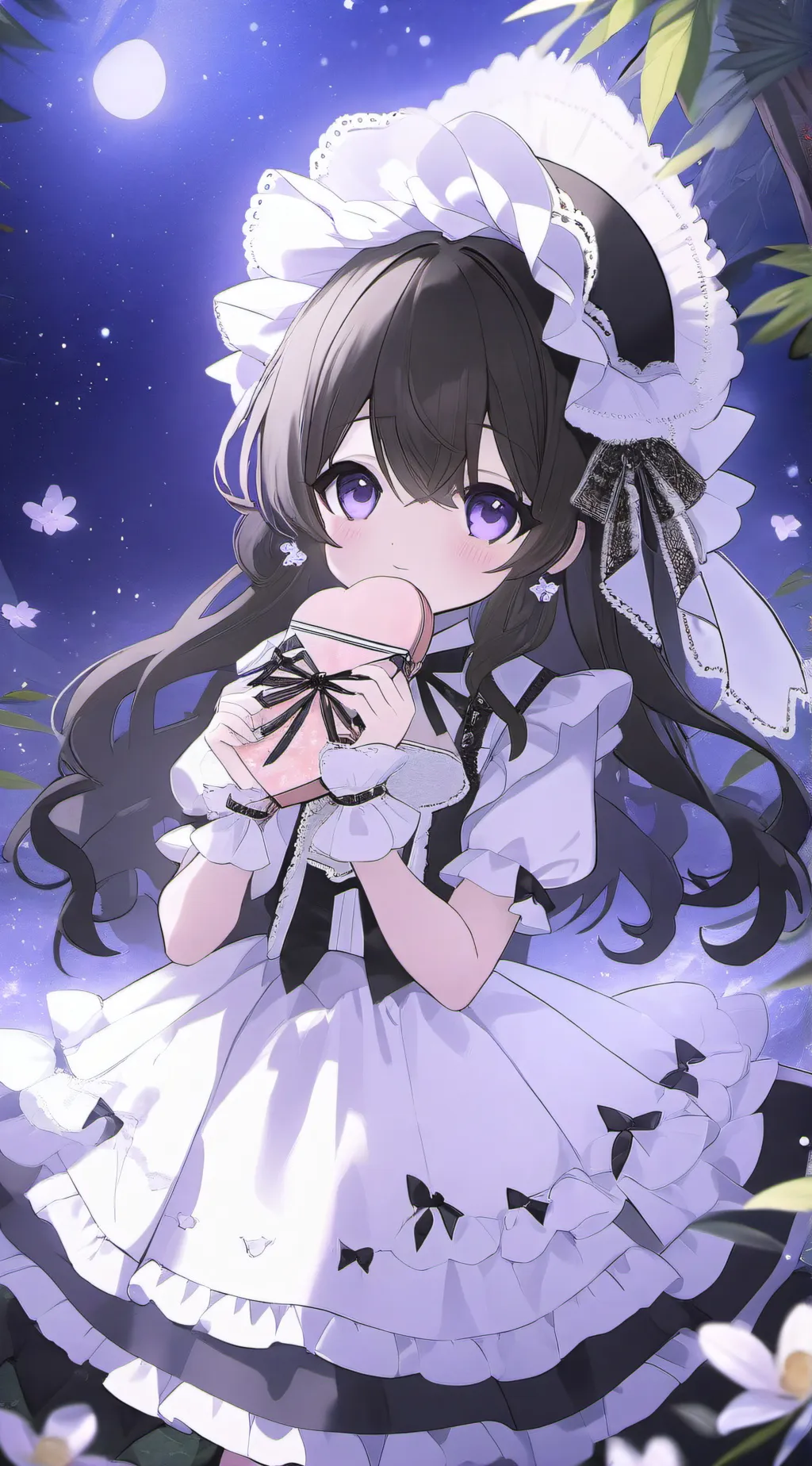 ai character: rose background