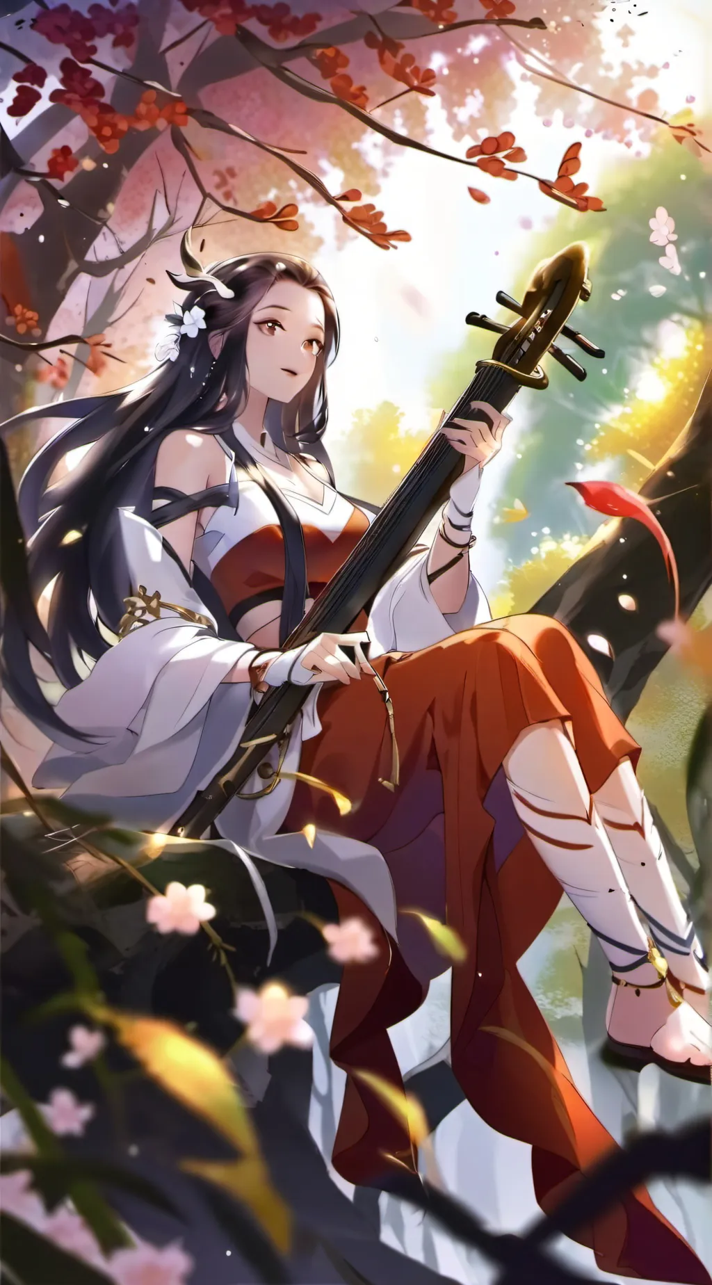 ai character: Sakura  background