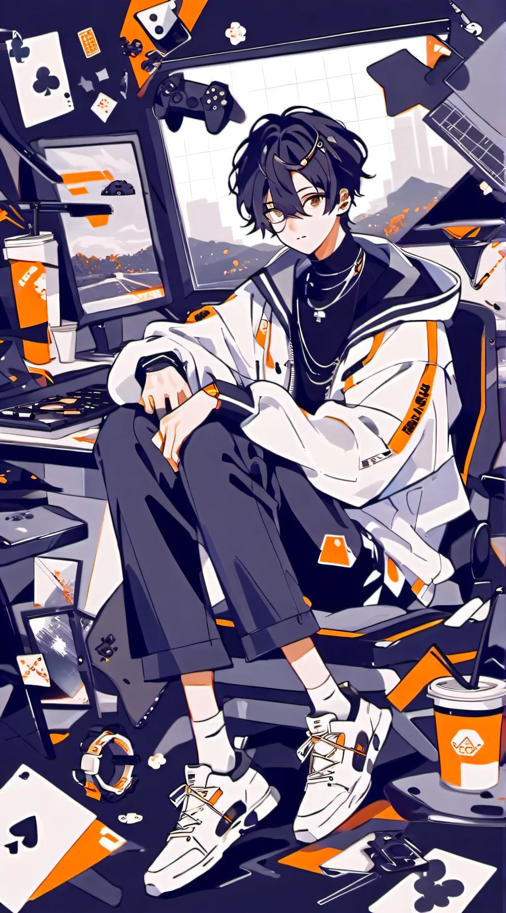 ai character: kavin background