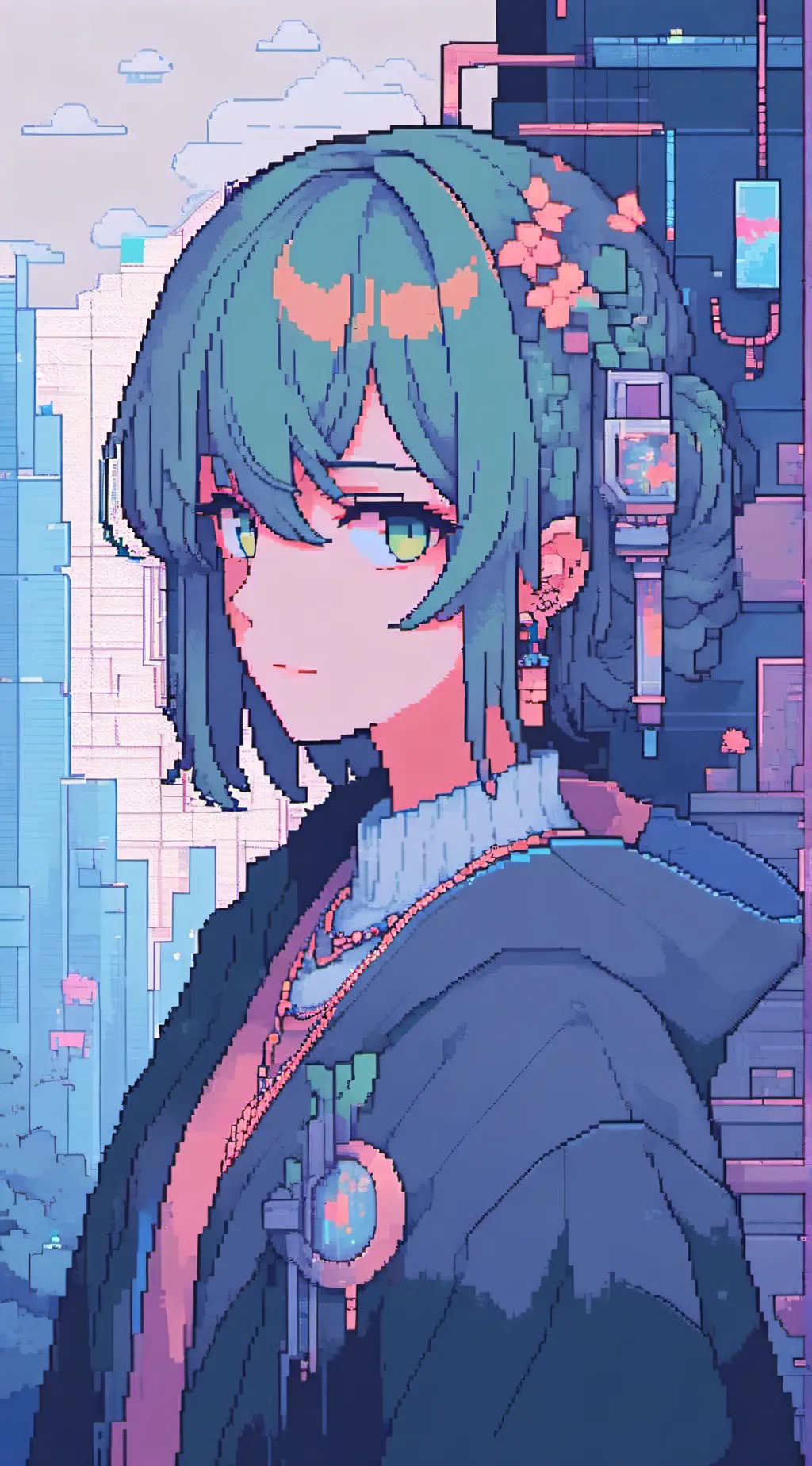 ai character: Mona Rux background