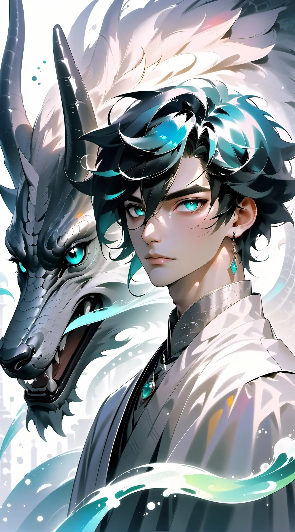 ai character: Lime background