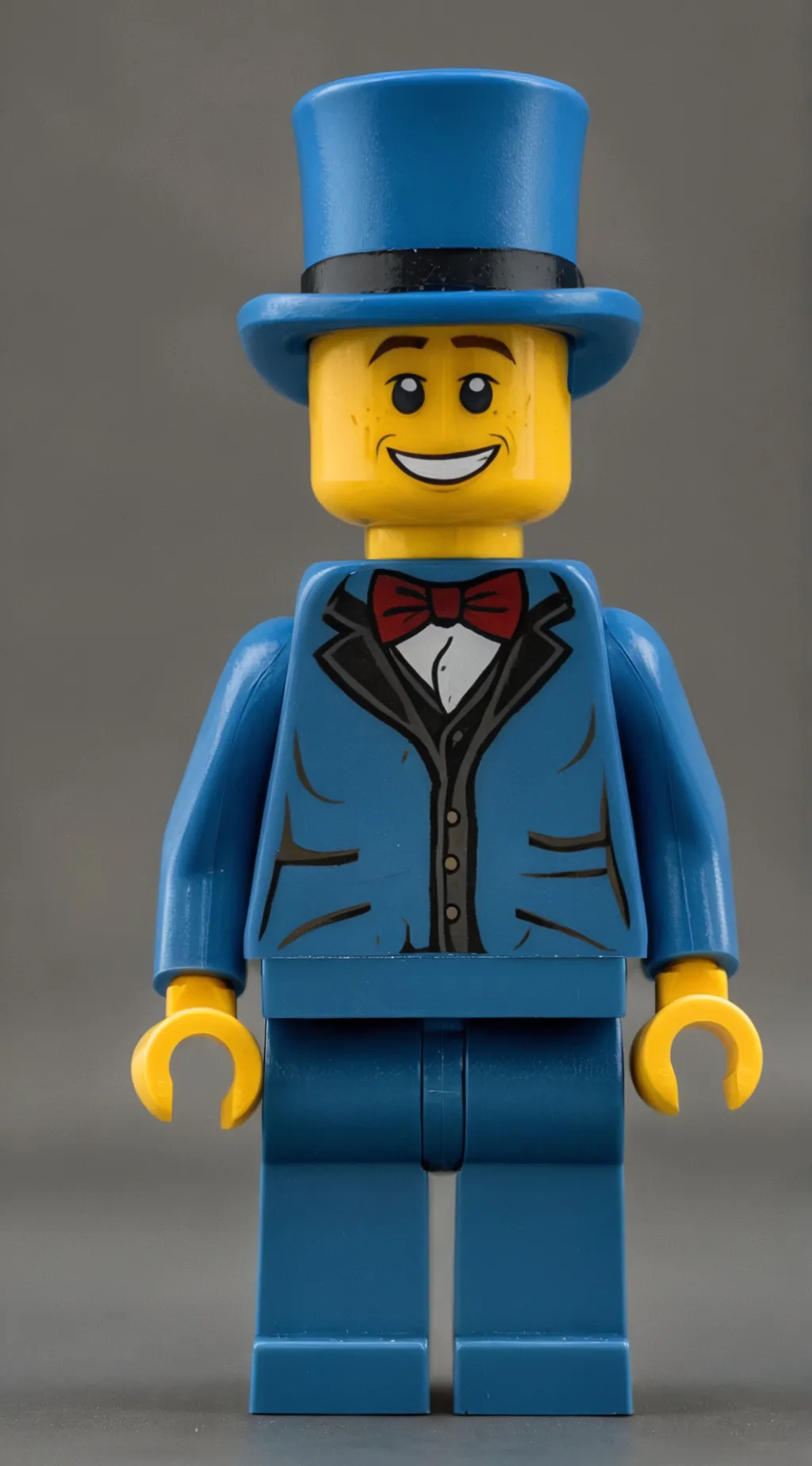 ai character: Mr blue.  background