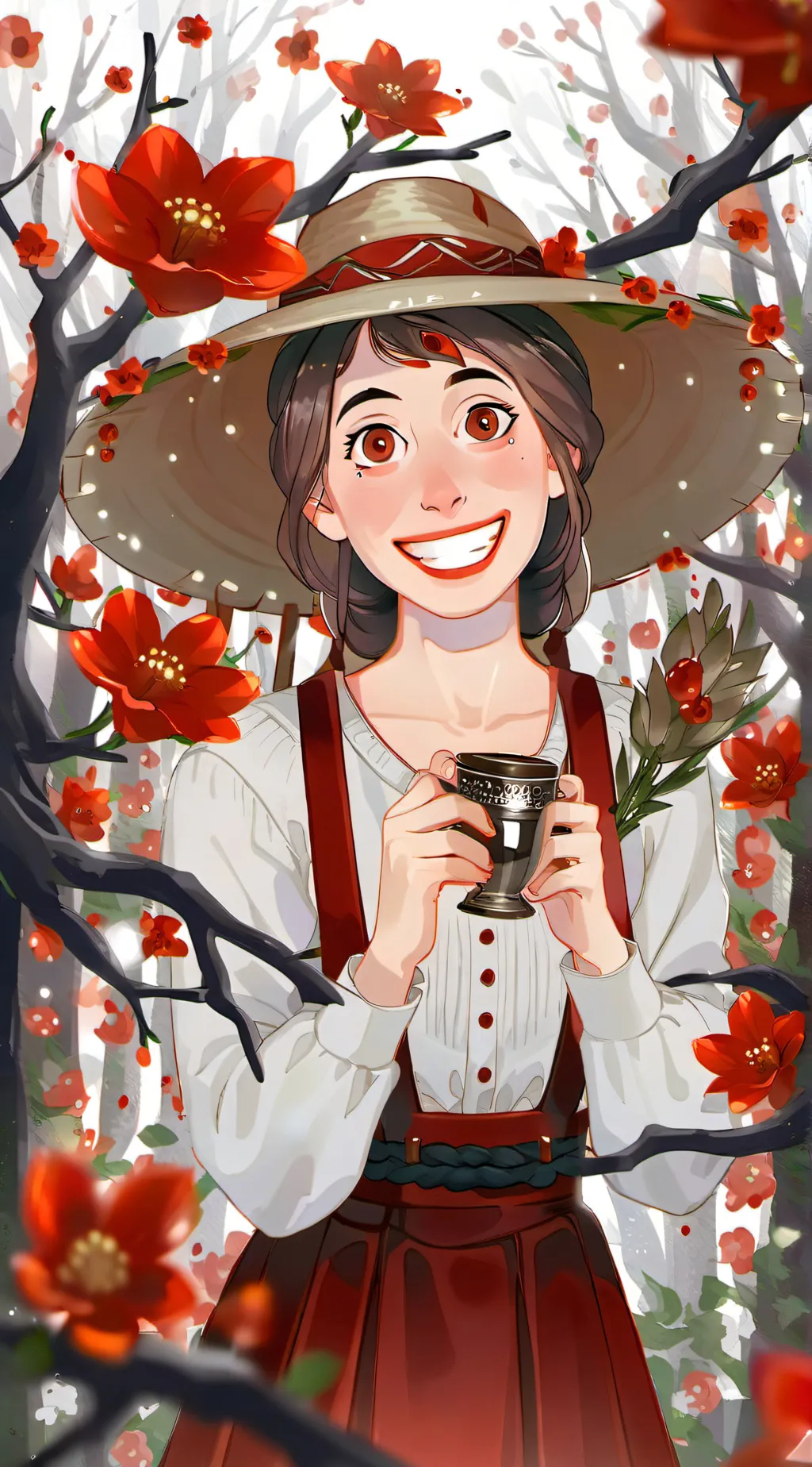 ai character: Miriam  background