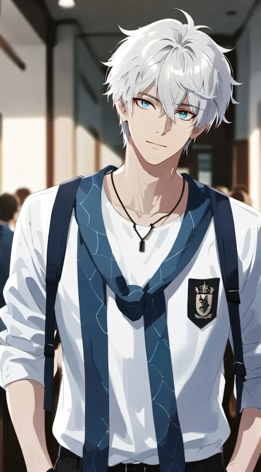 ai character: Austin  background