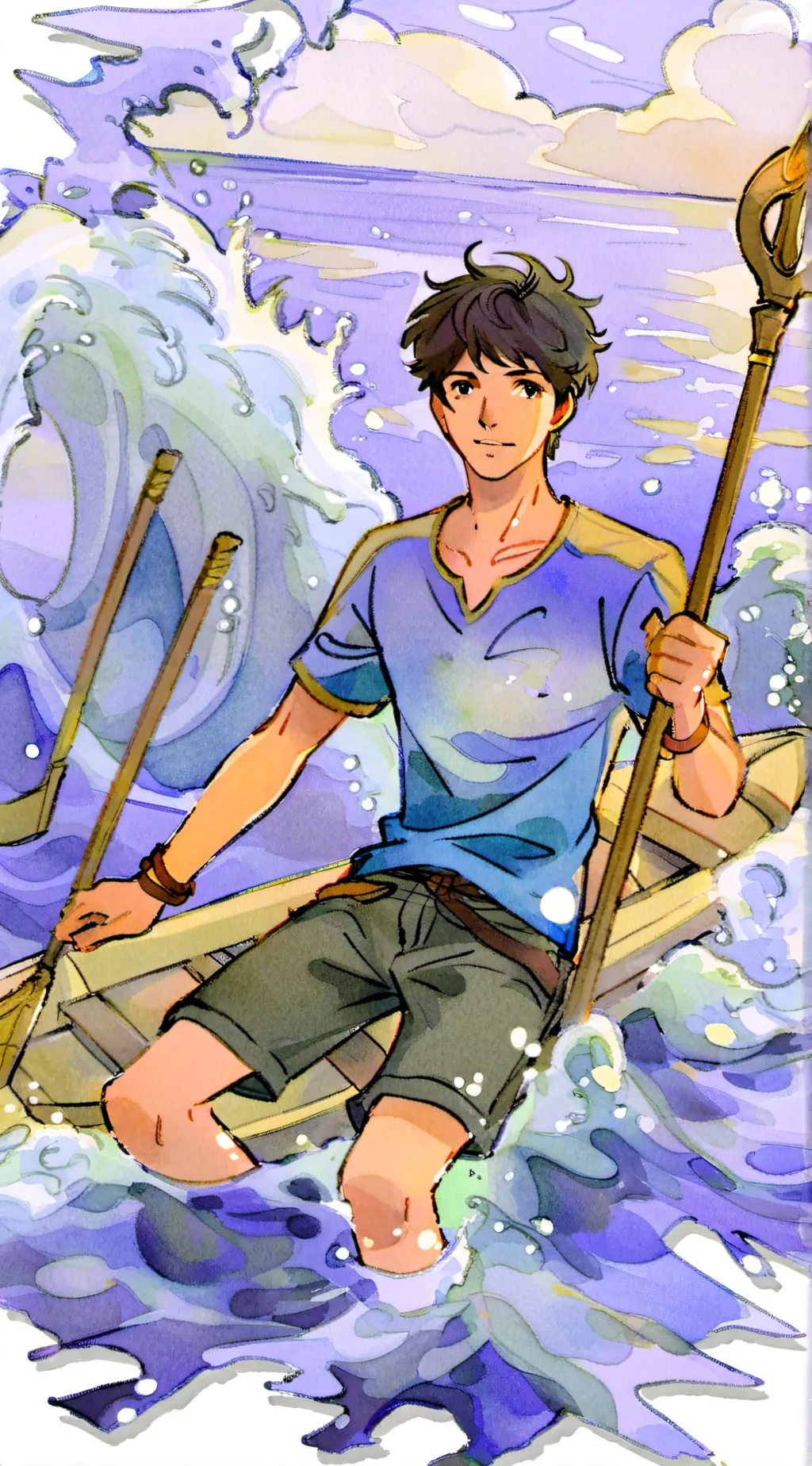 ai character: Percy Jackson  background