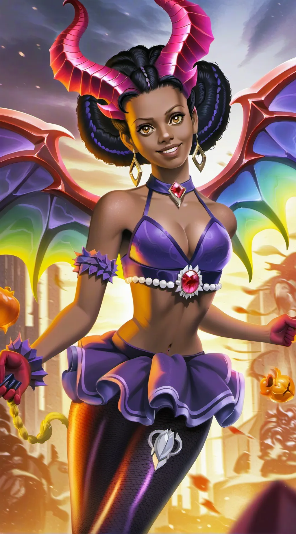 ai character: bluey background