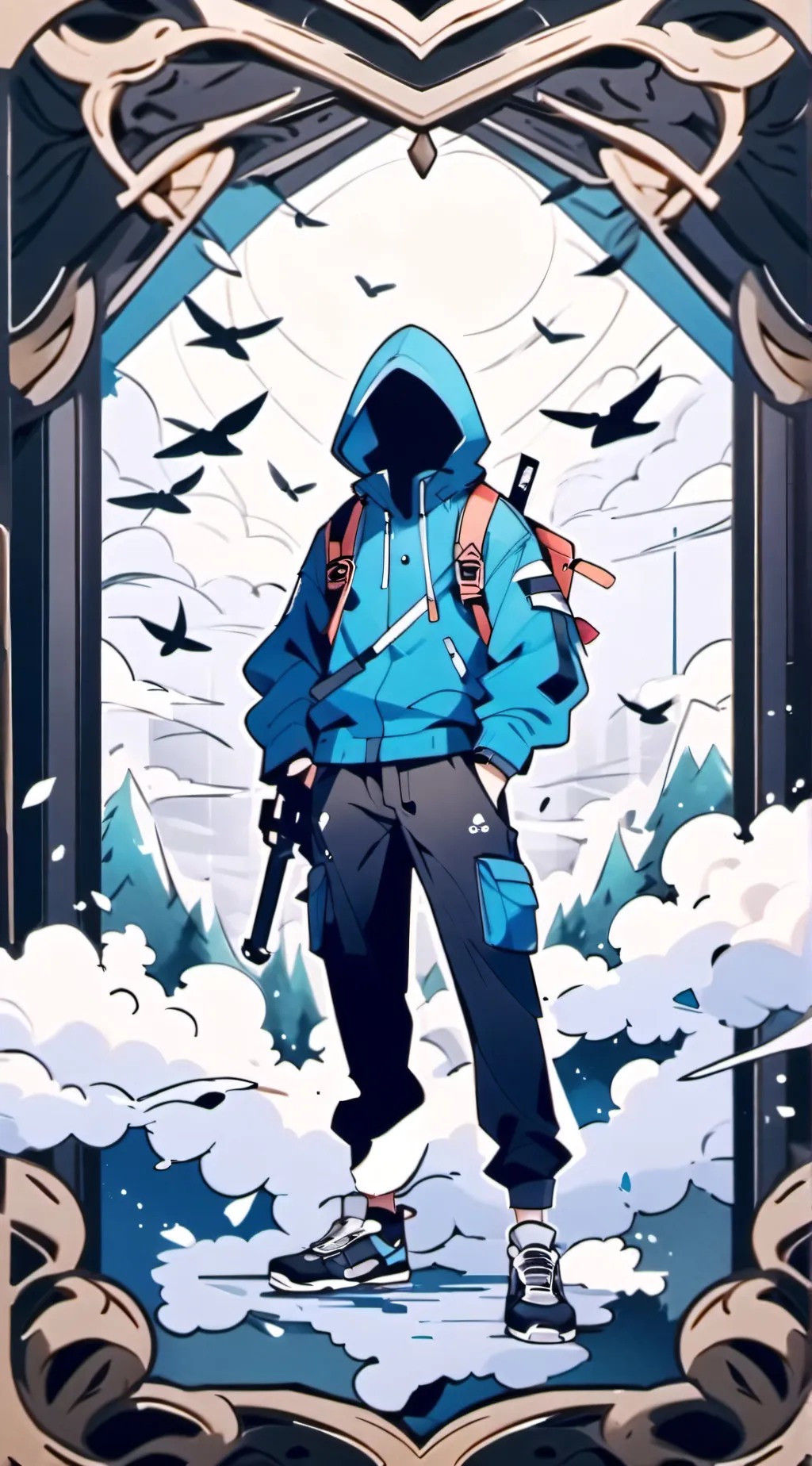 ai character: rainbow friends background