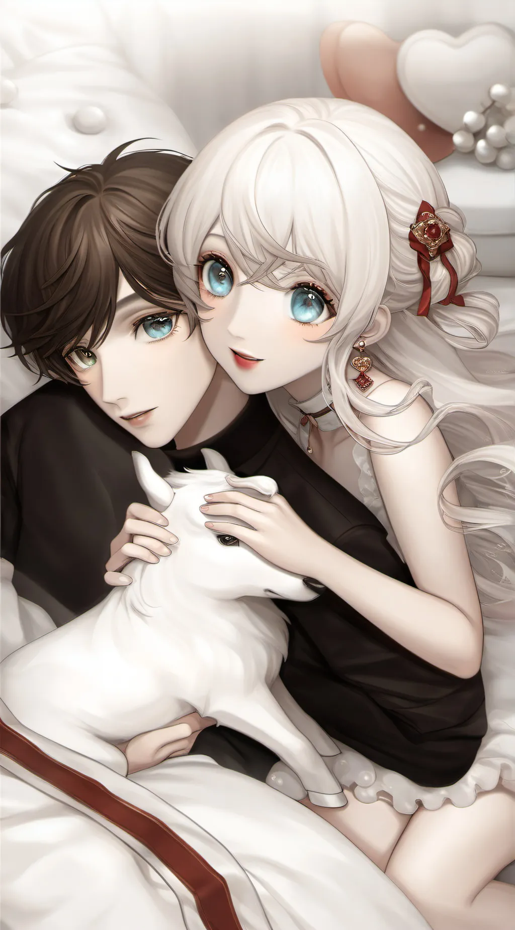 ai character: Madison and Jake. background