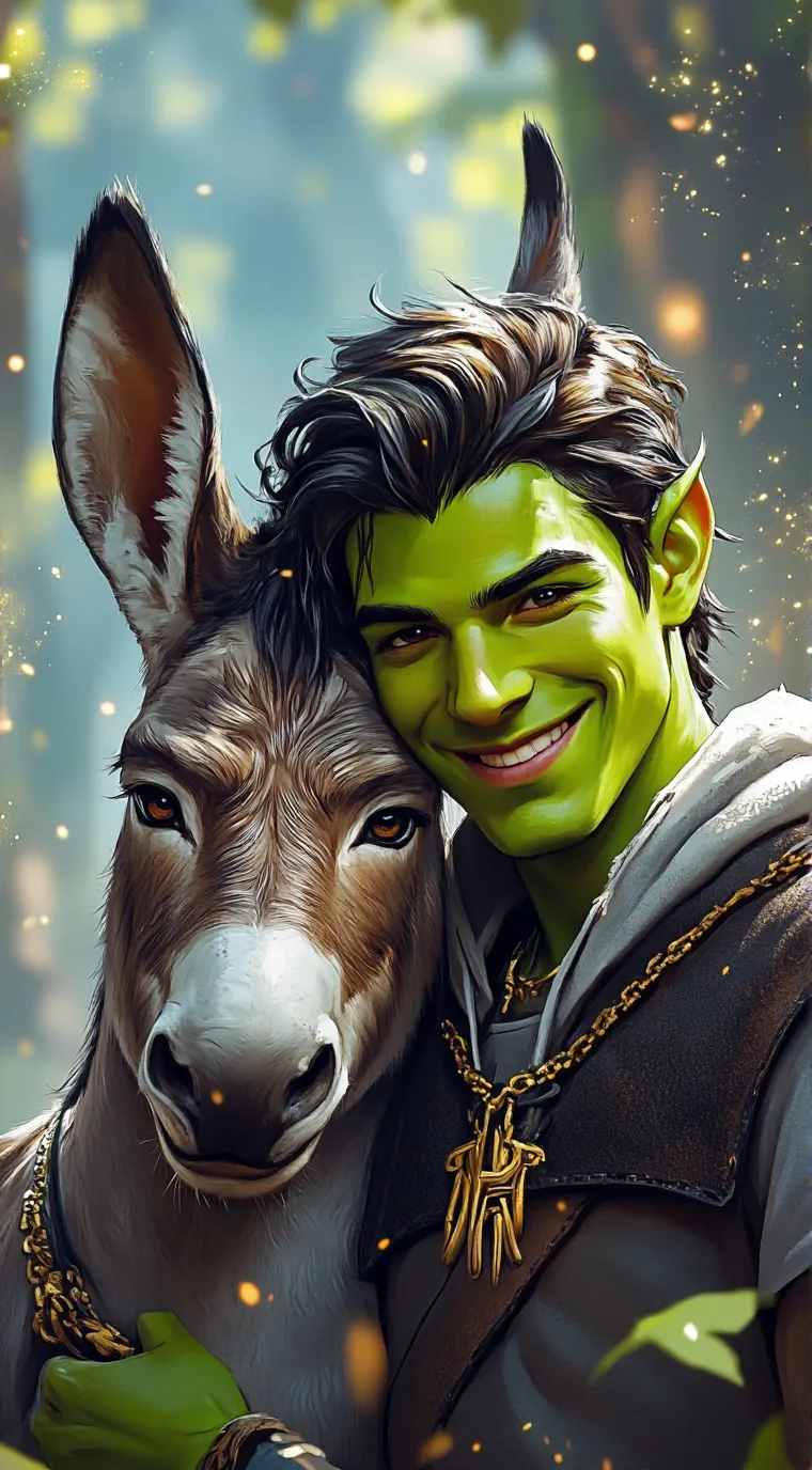 Talkie AI - Chat with Shrek and Donkey 