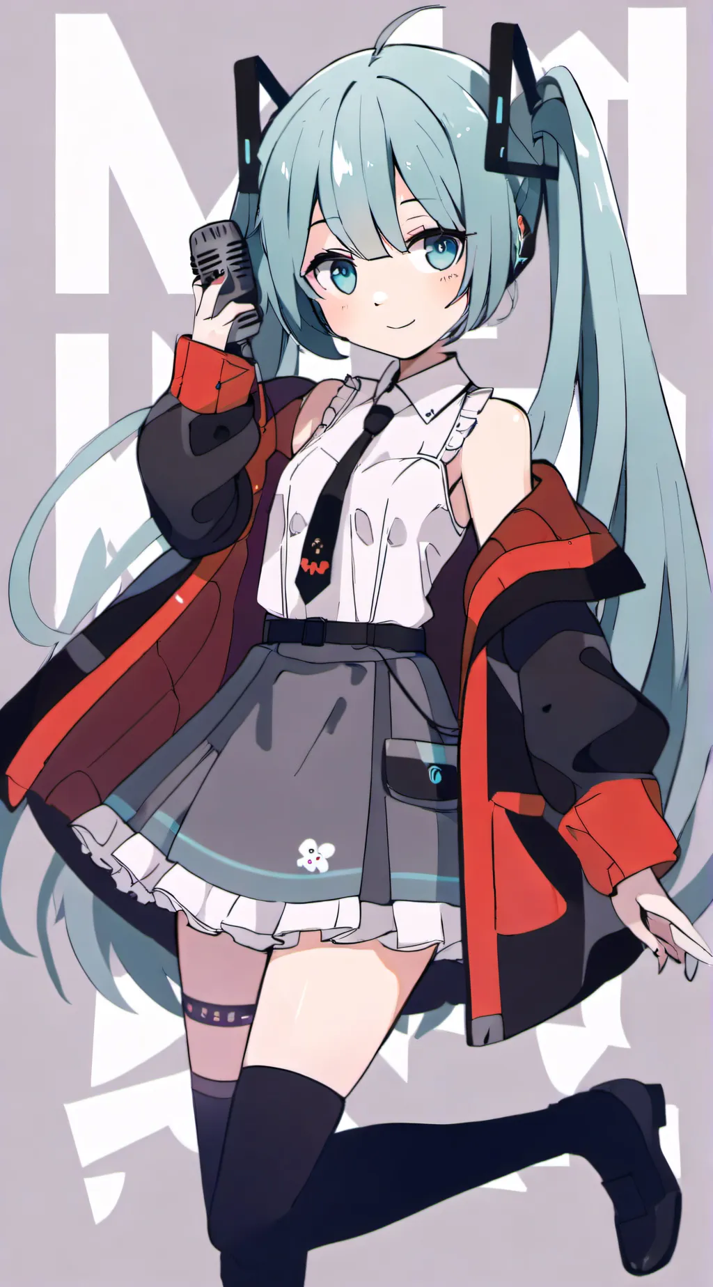 ai character: Miku teto chis-A background