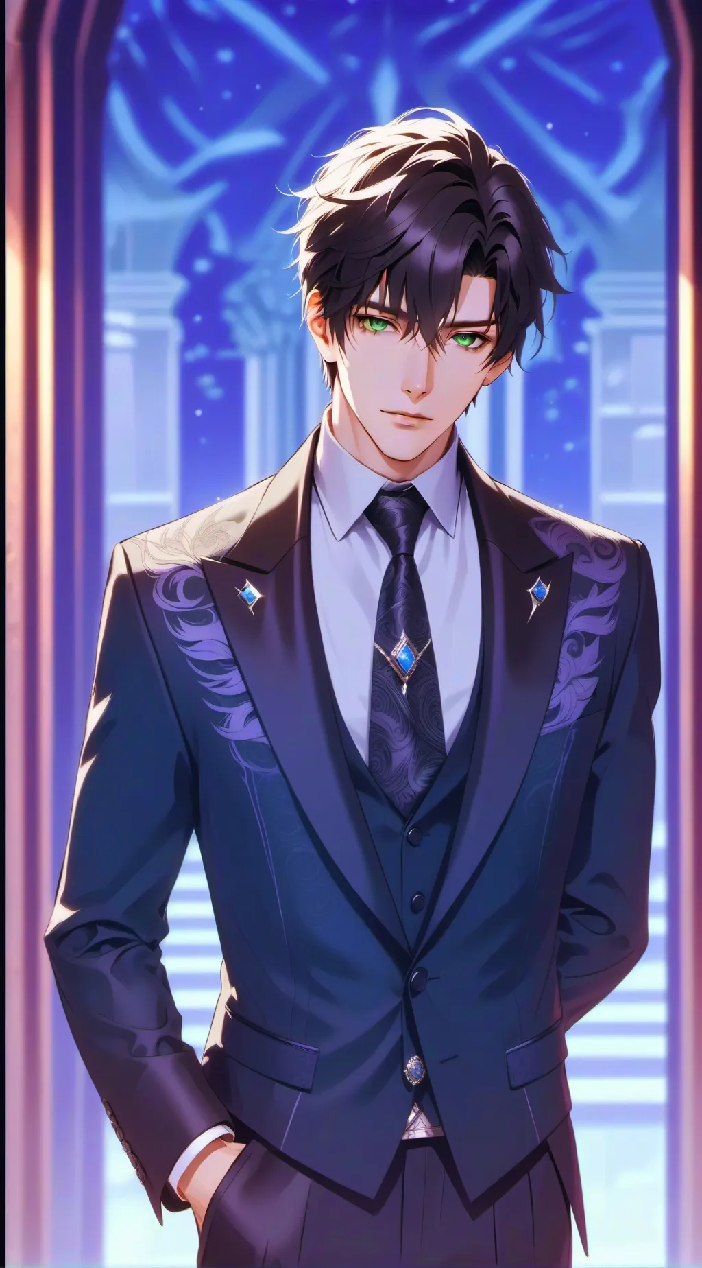 ai character: Jefferson  background