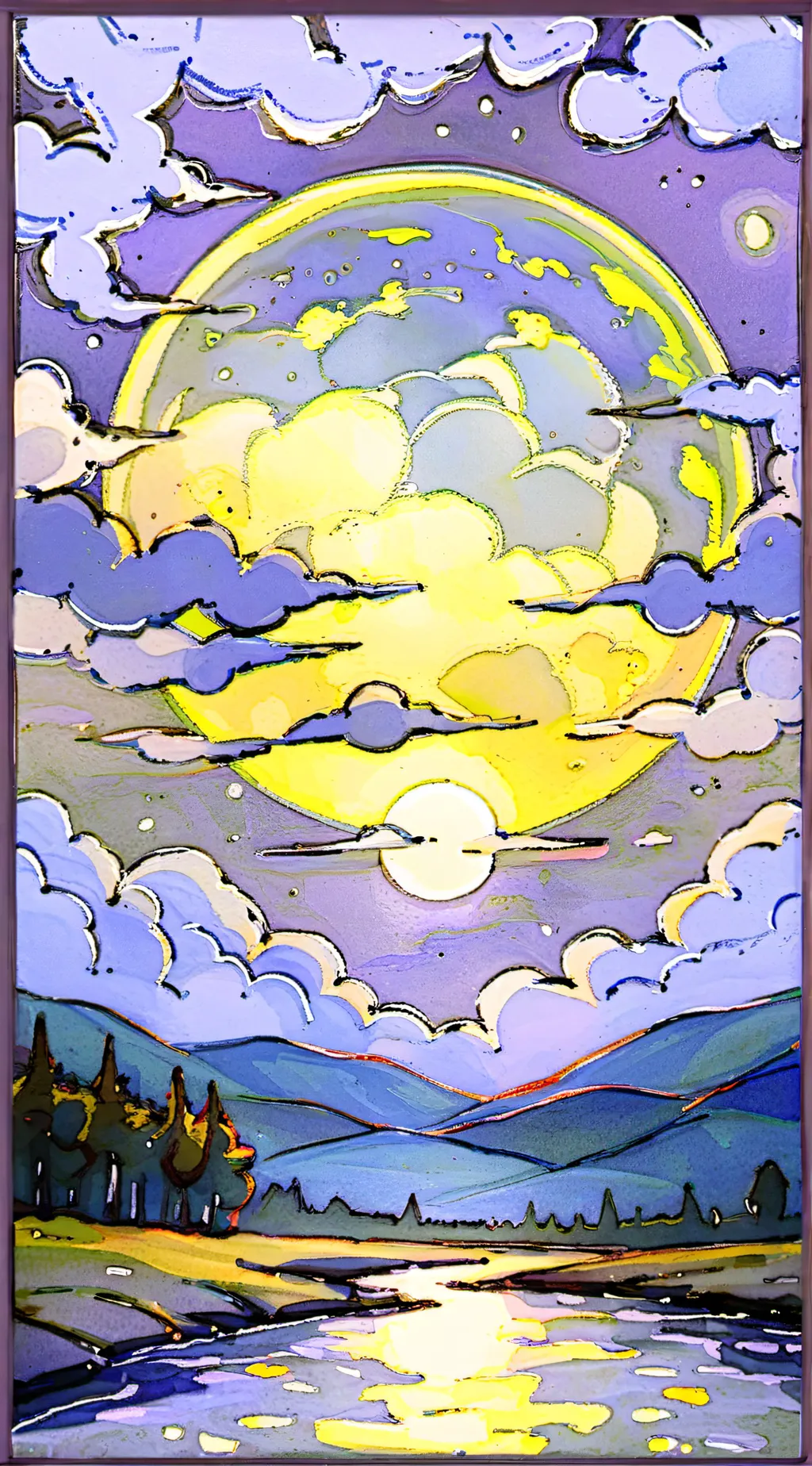 ai character: 🌕💫Astro💫🌕 background