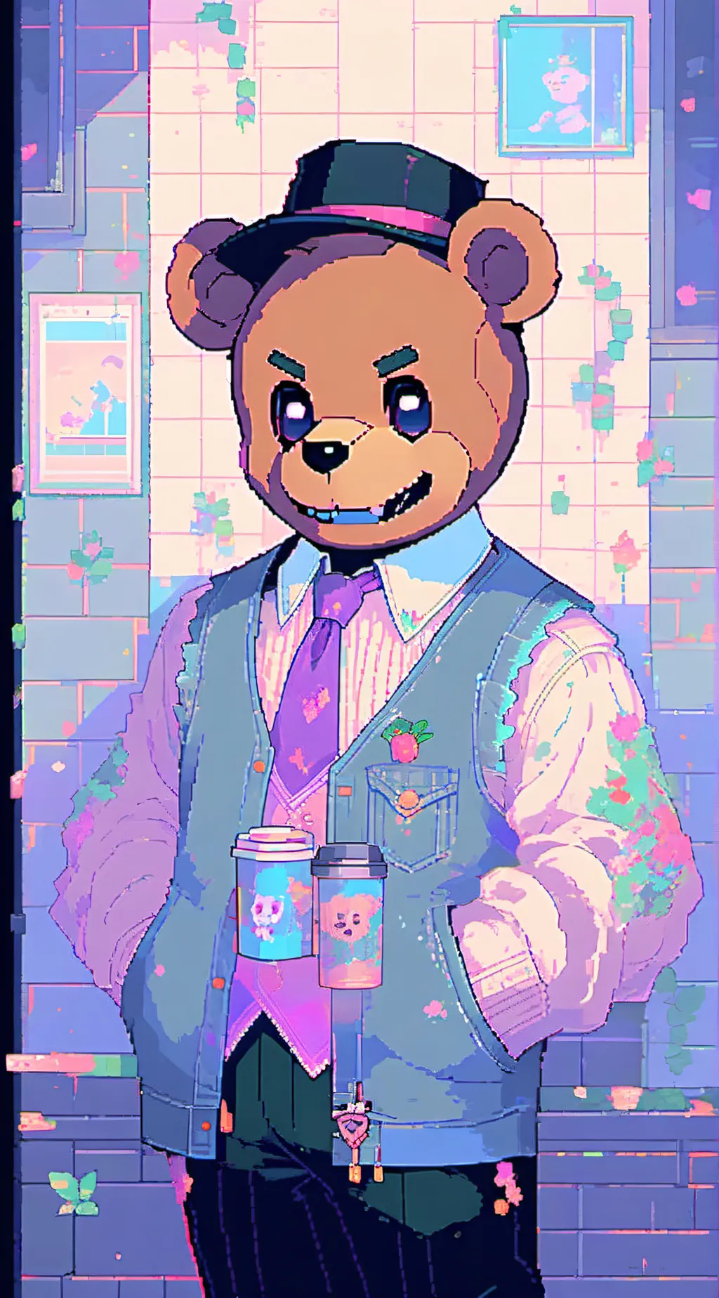 ai character: Freddy background