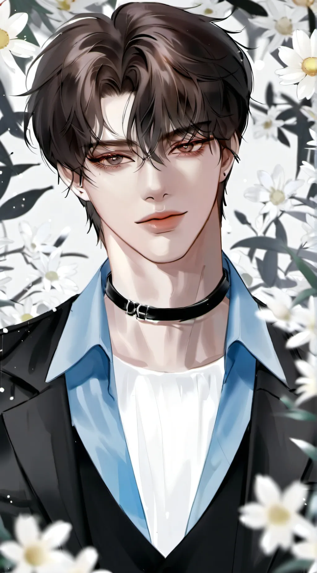 ai character: 🌷• 𝐝𝐫𝐞𝐰 • 🌷 background