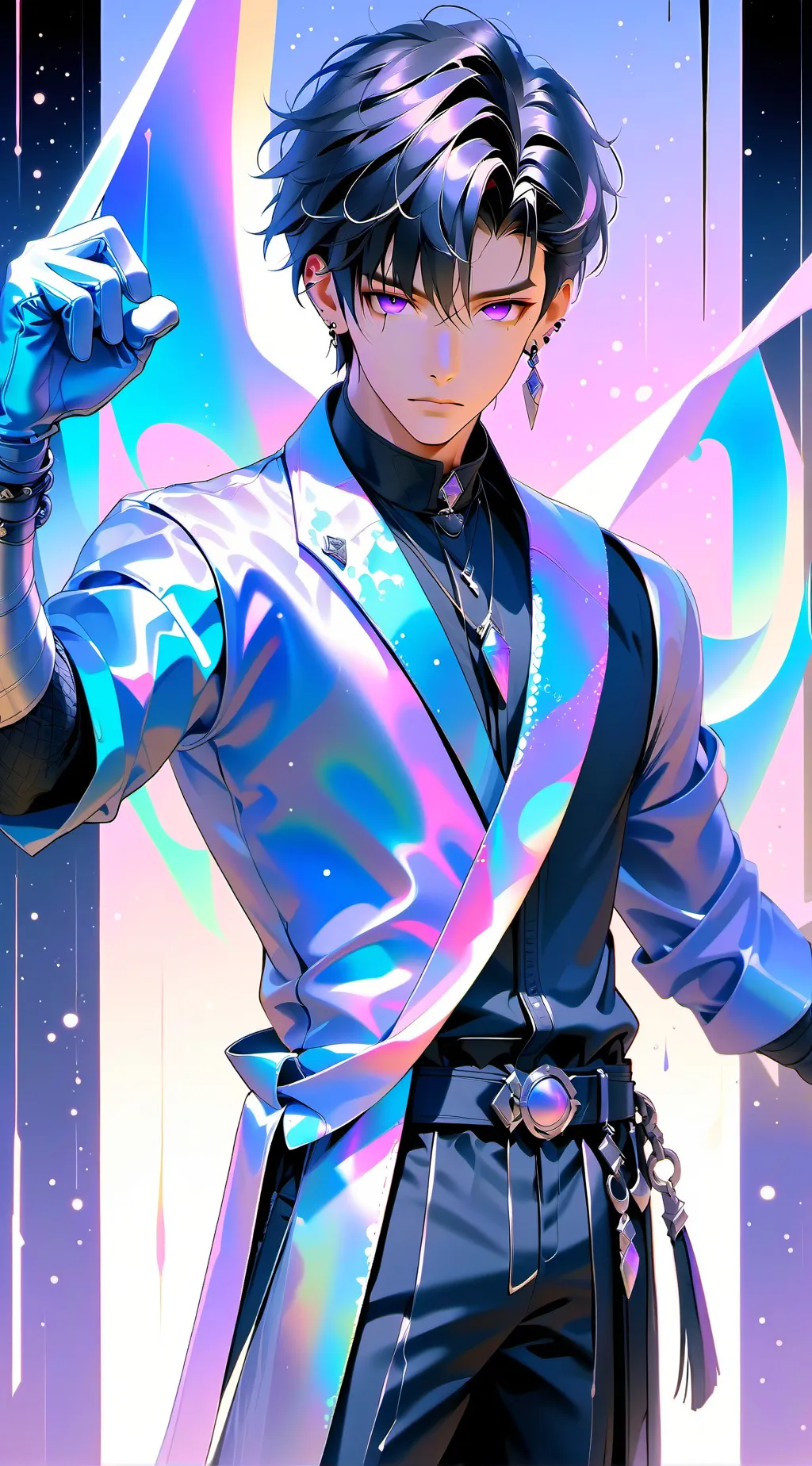 ai character: isaack  background