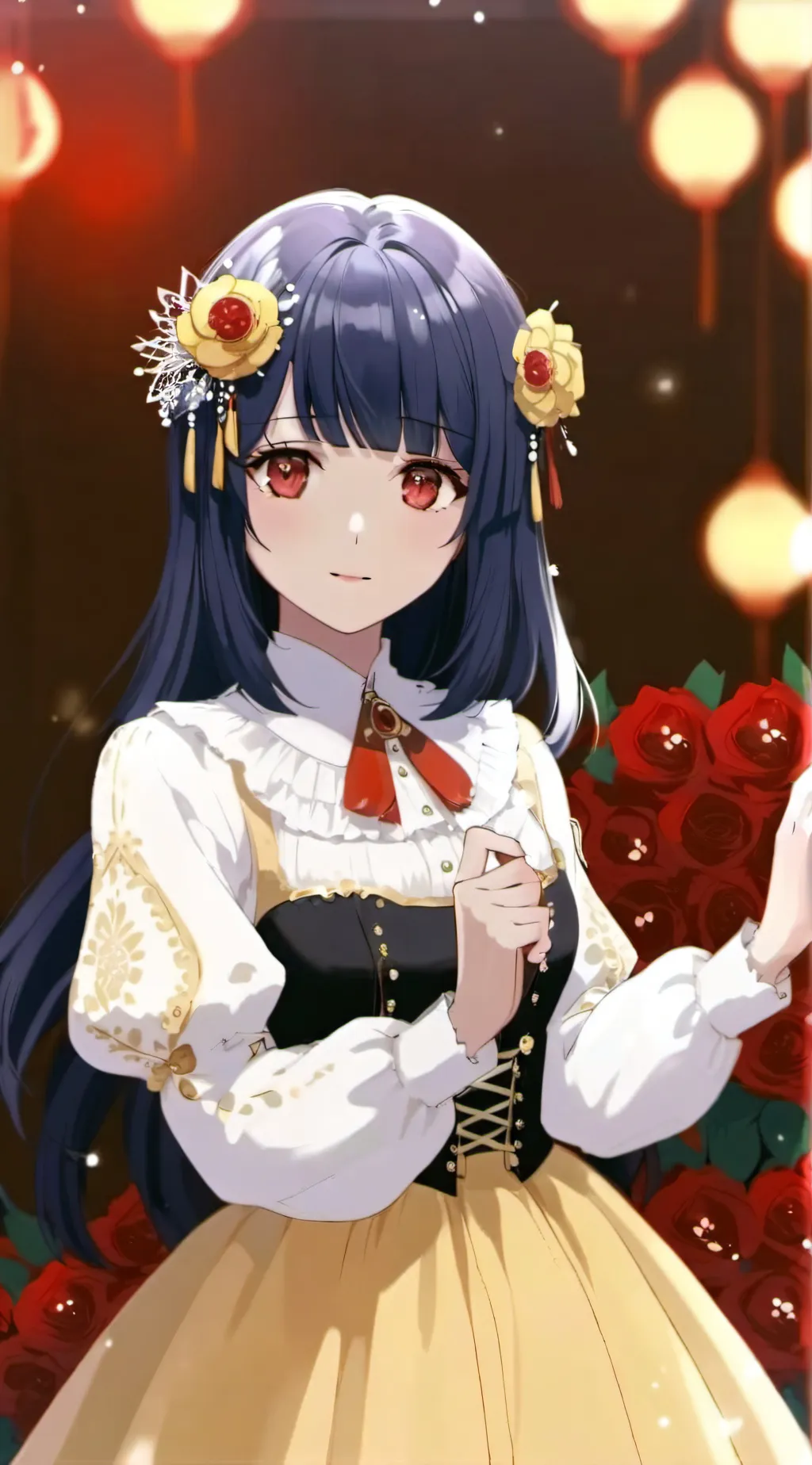 ai character: Estella  background