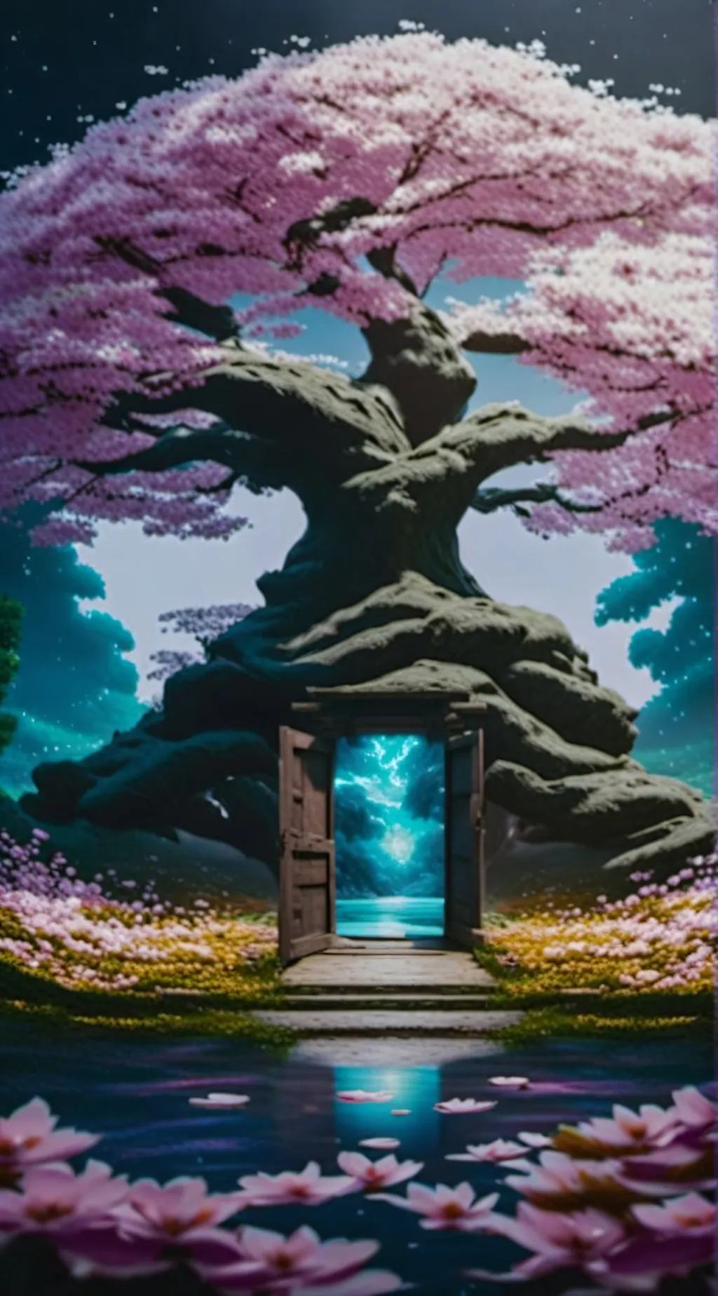 ai character: Iki Tree background