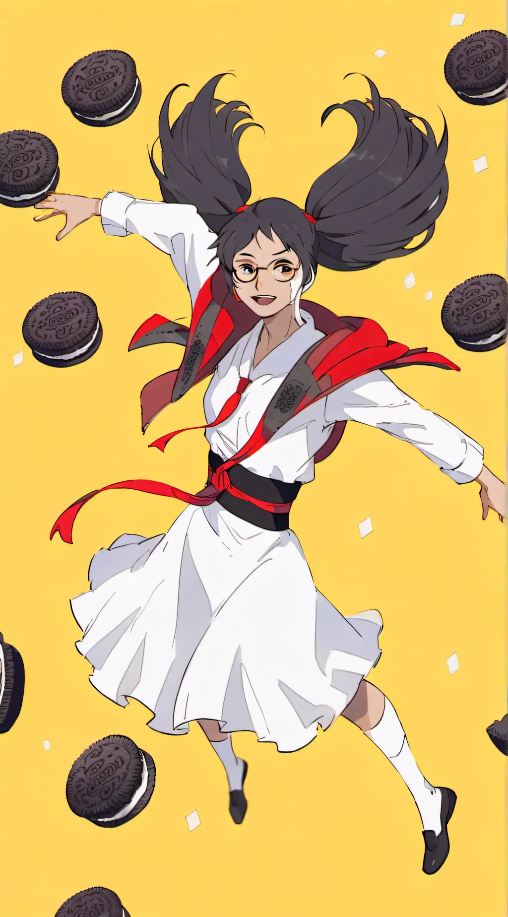 ai character: miss circle  background