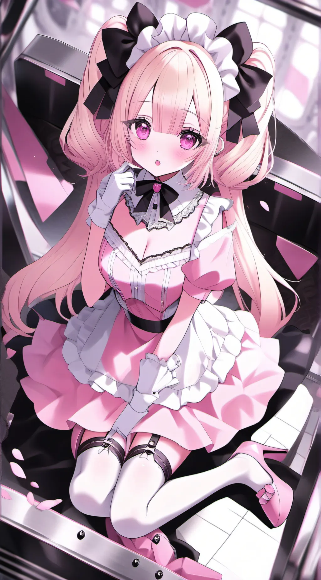 ai character: Toy factory  background