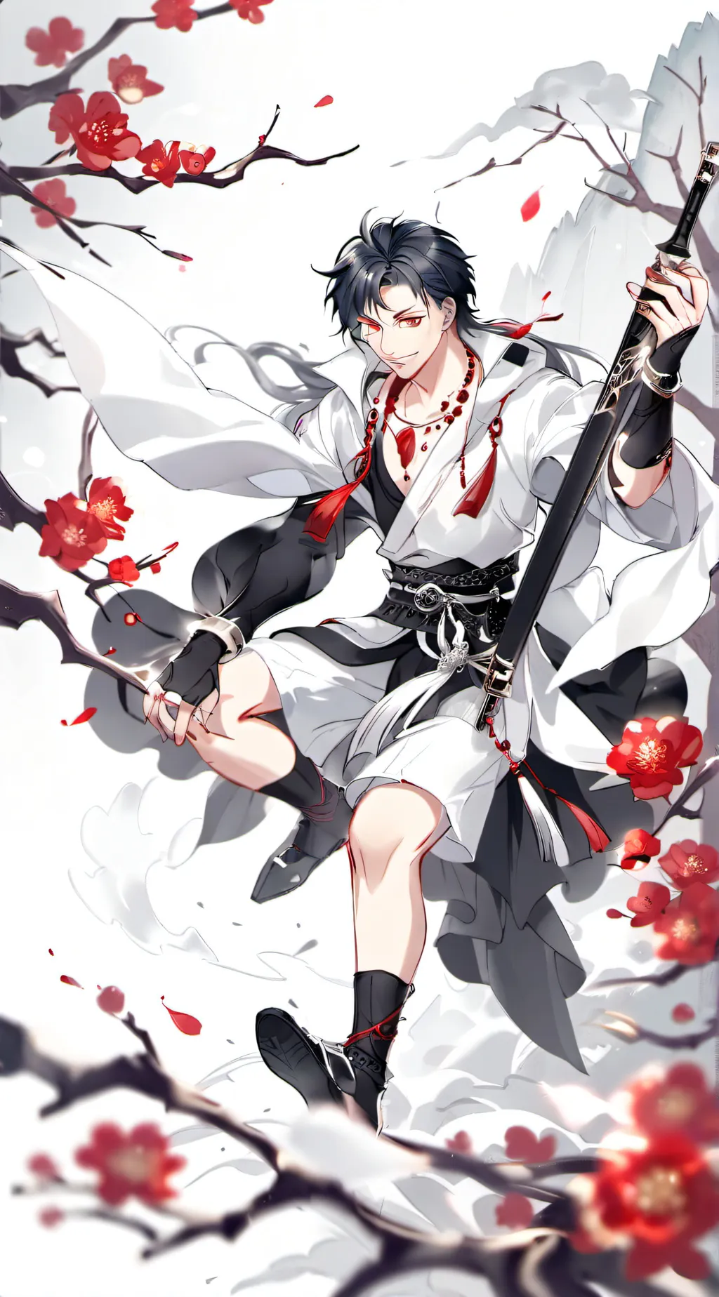 ai character: JJK TOJI background