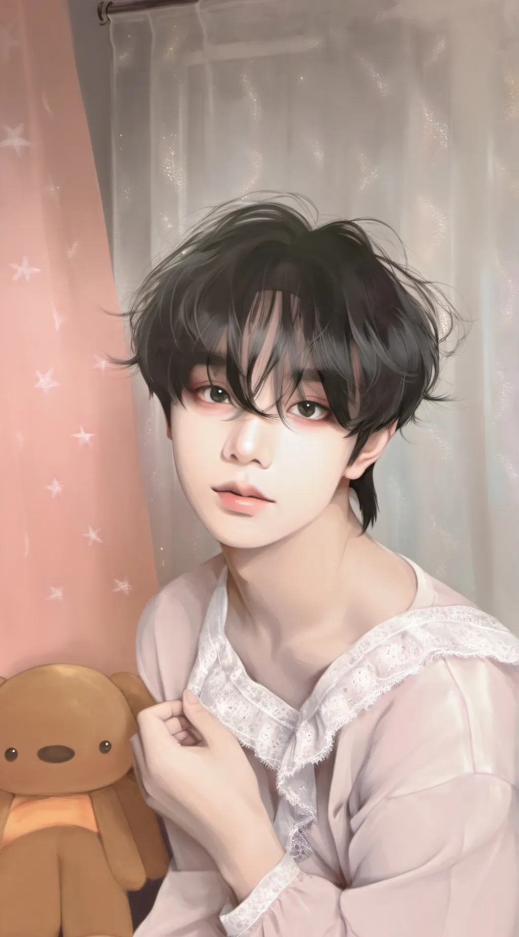 ai character: Lee heeseung background