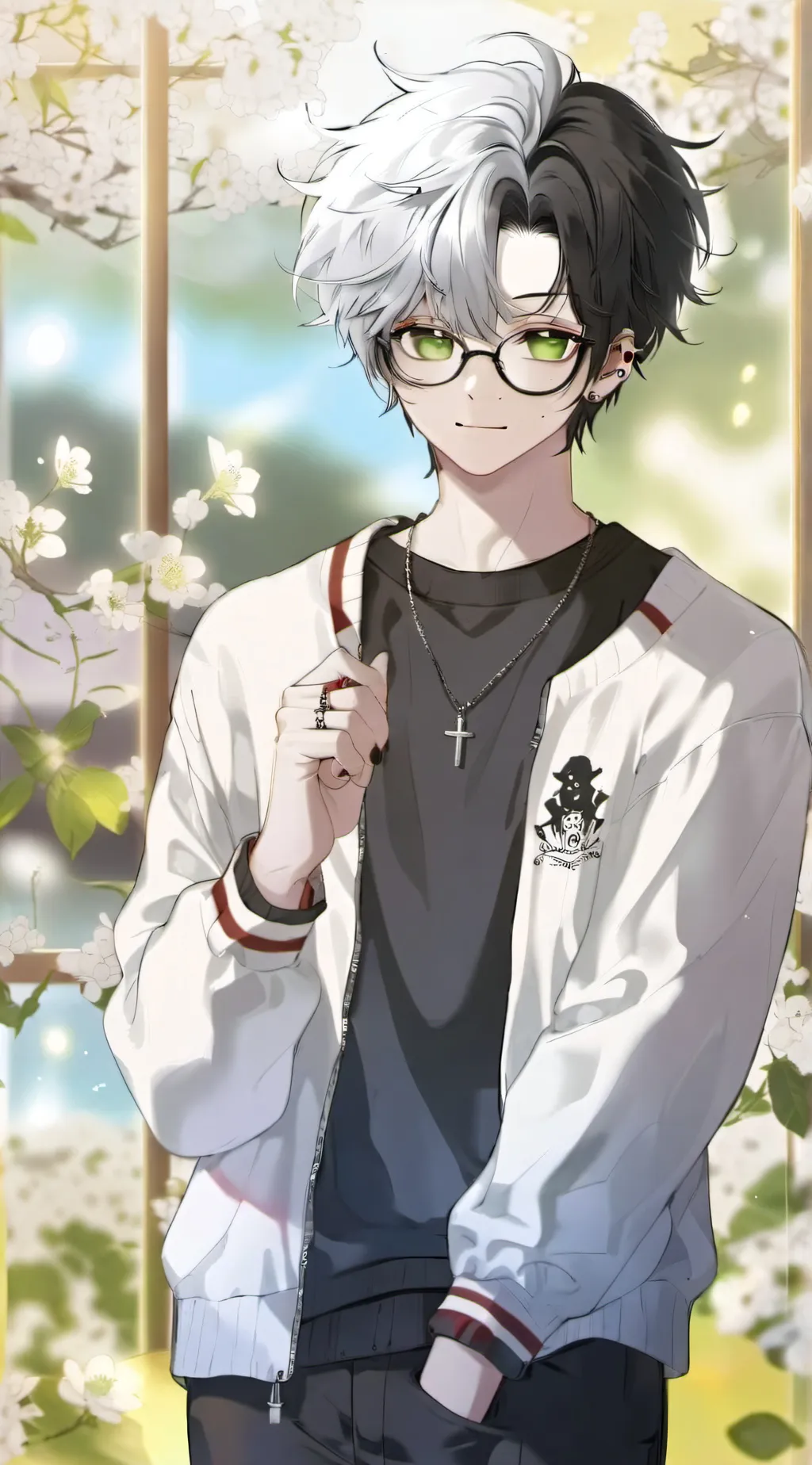 ai character: Kuro  background