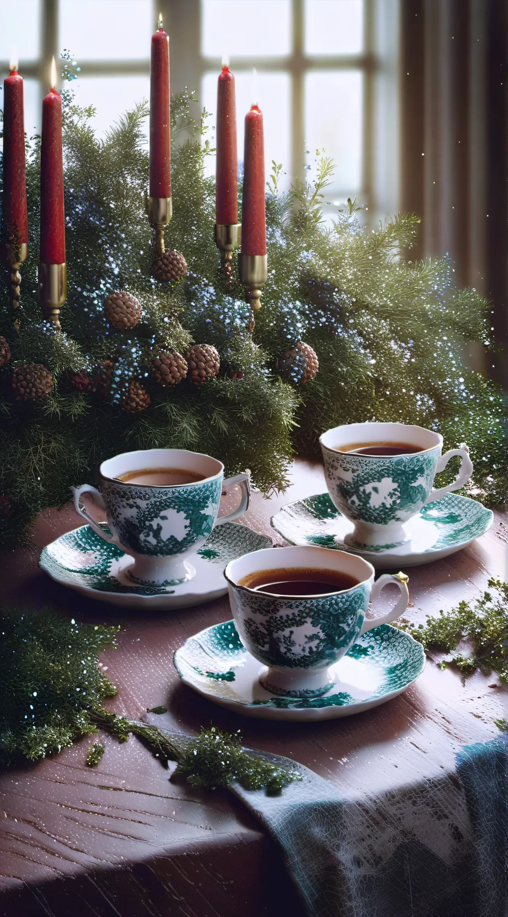 ai character: Cup background