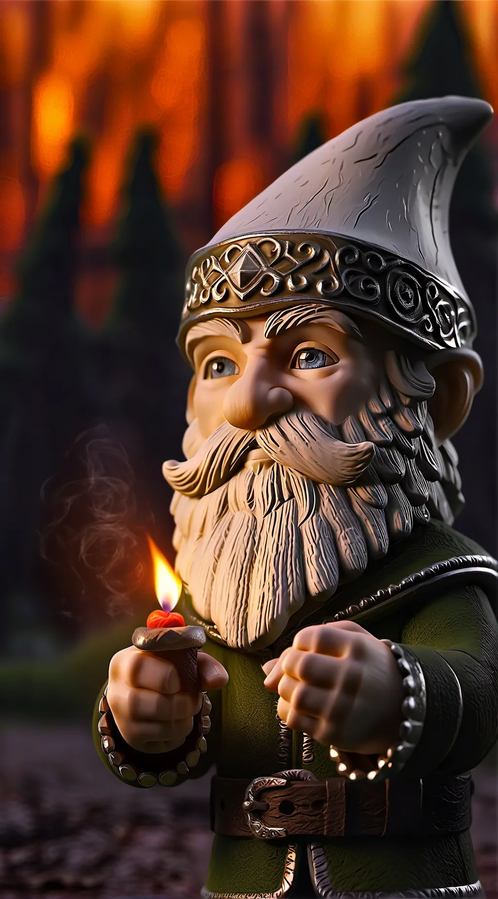 ai character: krasnoludek  background