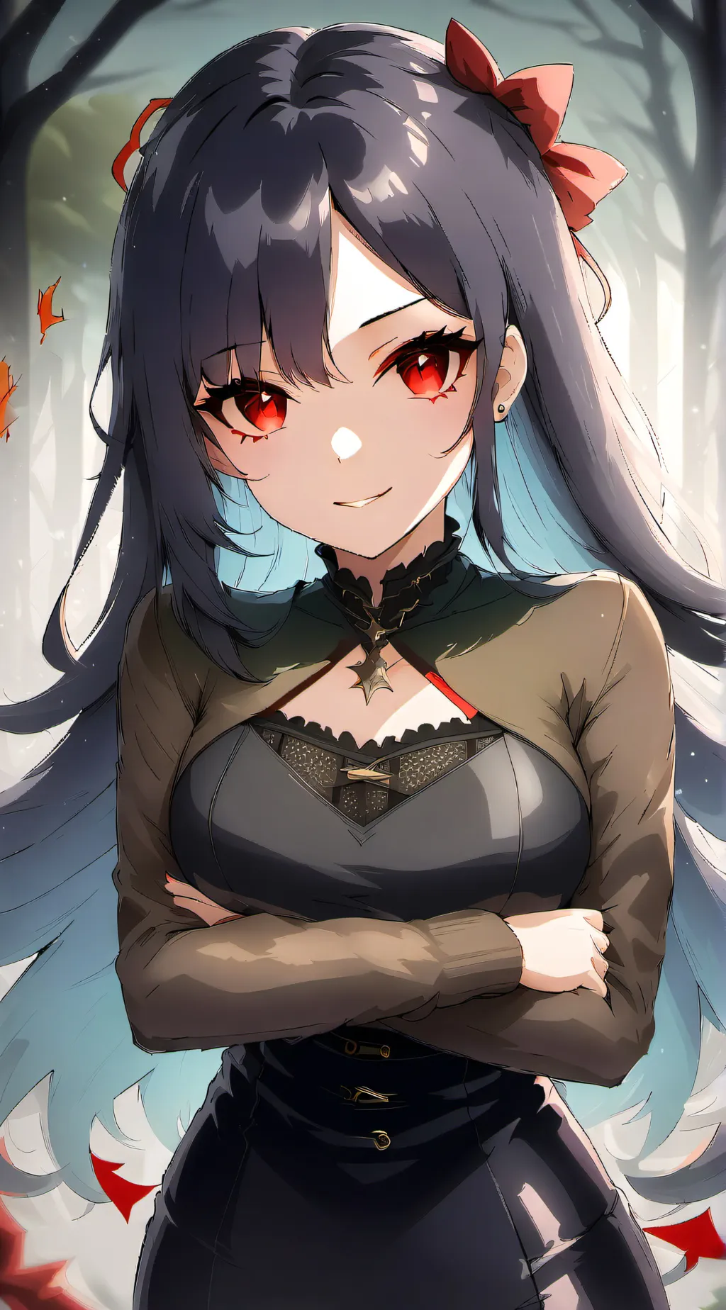 ai character: Vampire girl background