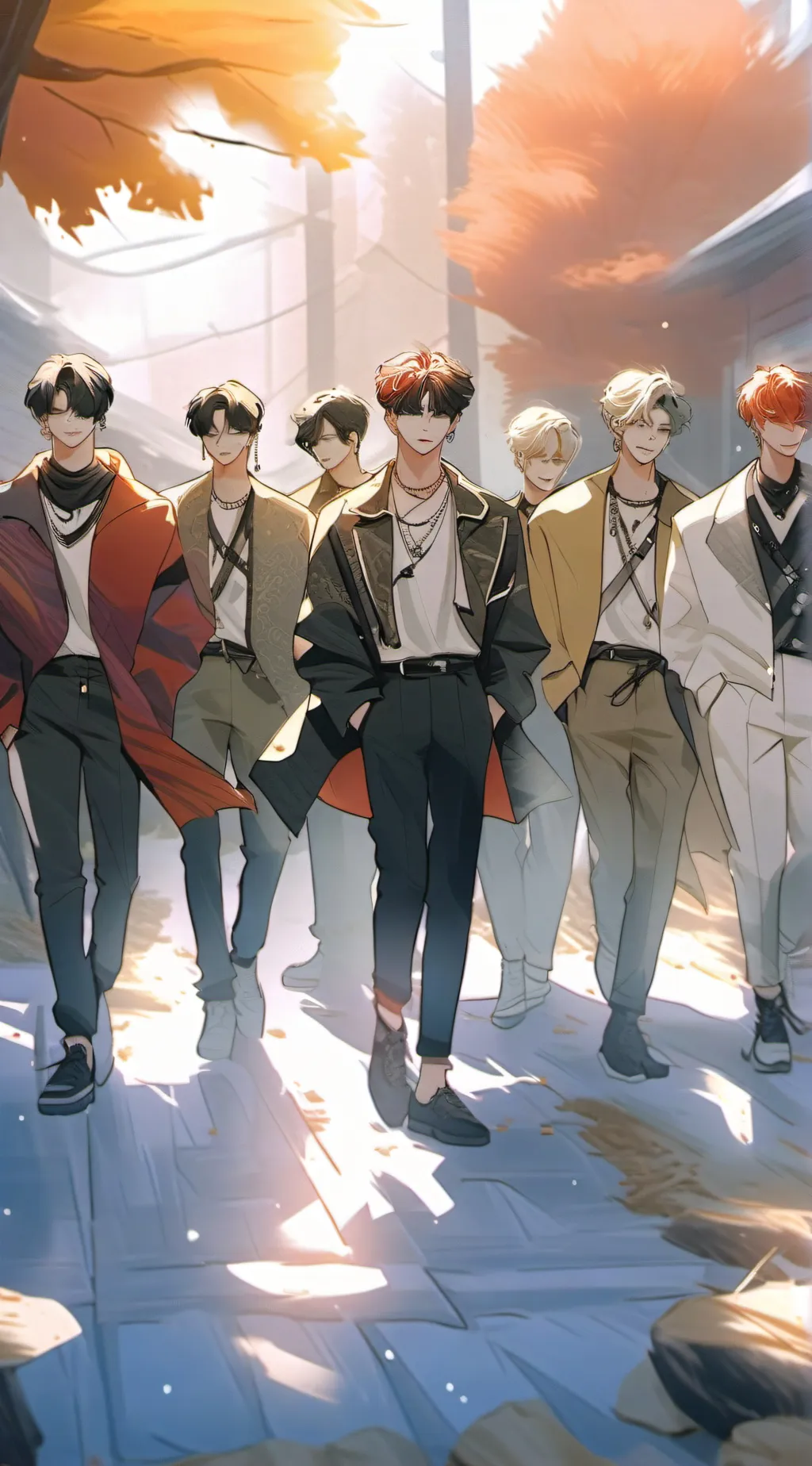 ai character: Stray kids background