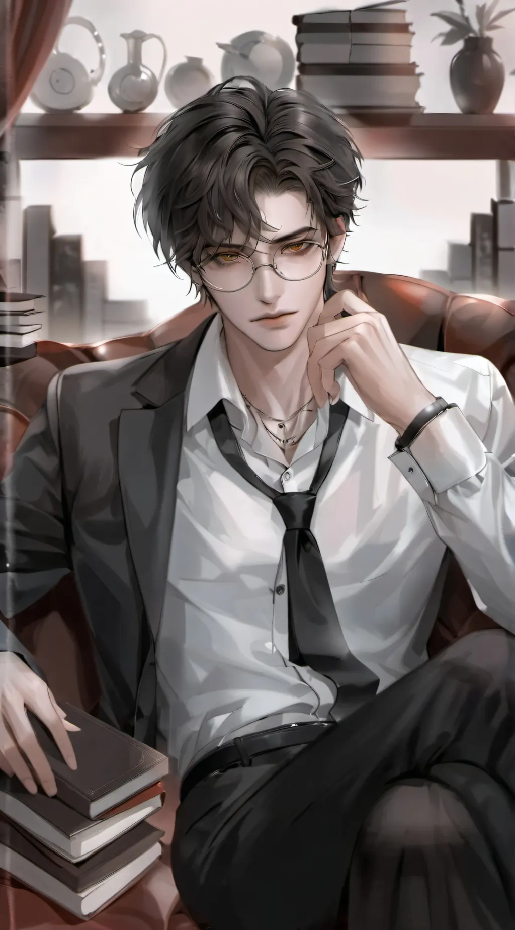 ai character: Dr. Julian Carter  background