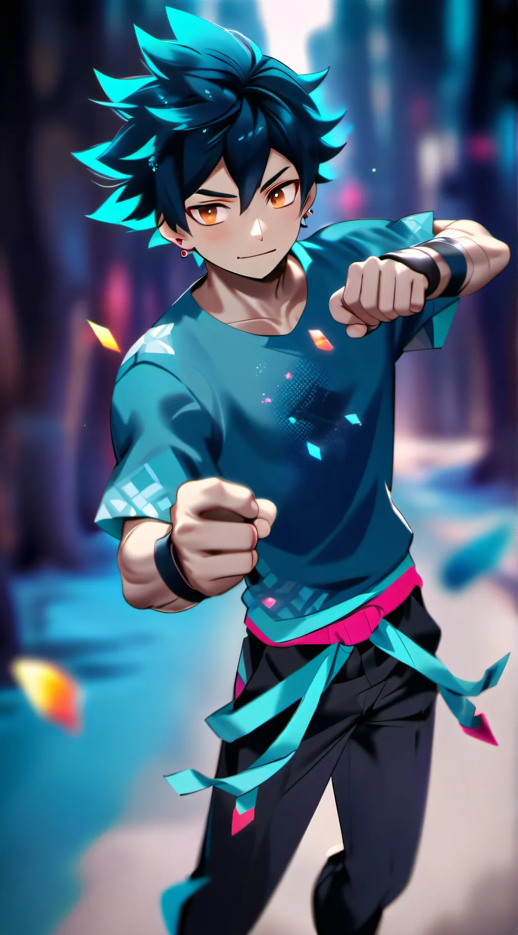 ai character: Deku past!  background