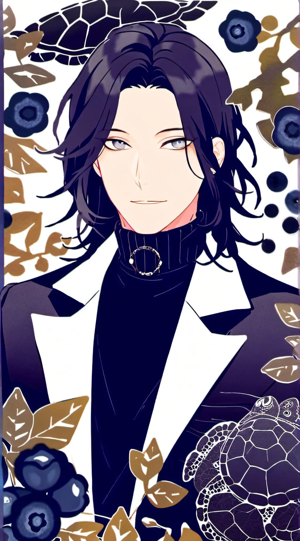 ai character: Elliot Cyan-Legacy background