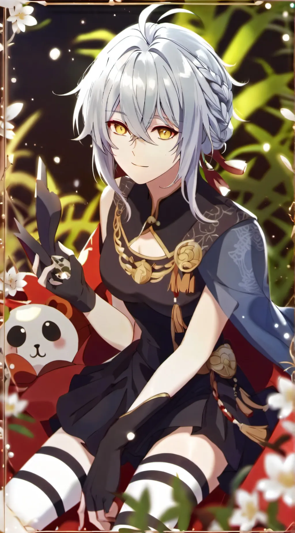 ai character: Hello potato background