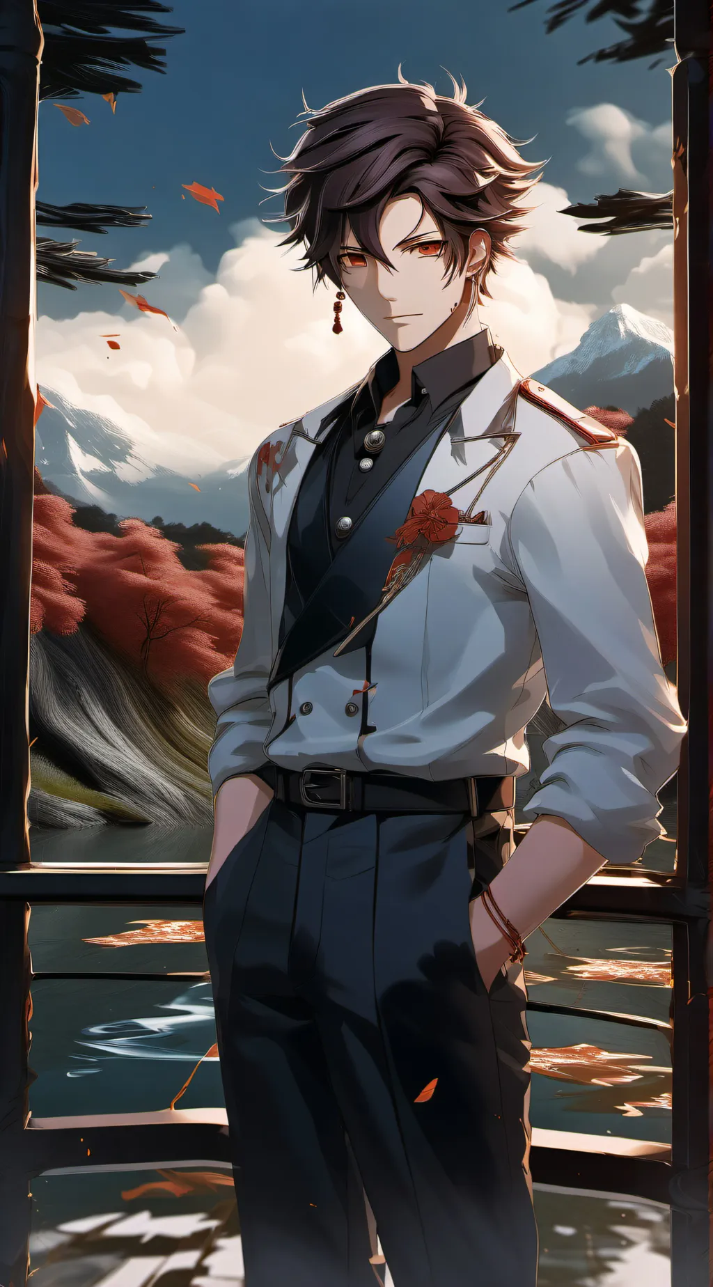 ai character: luffy background