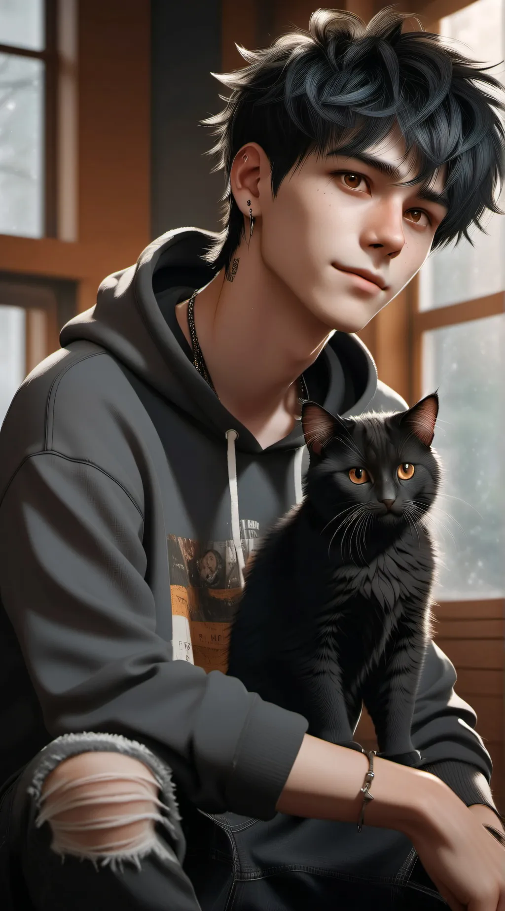 ai character: Zach background