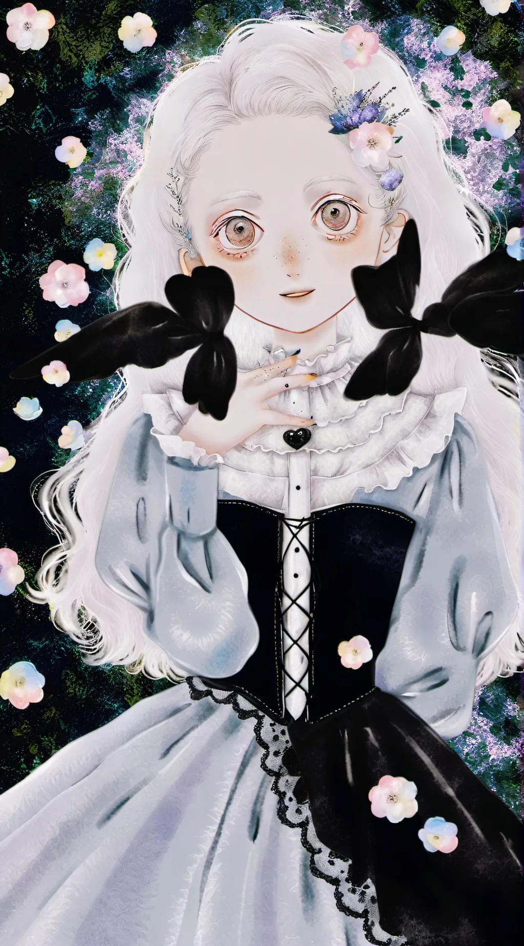 ai character: Smiling critters background