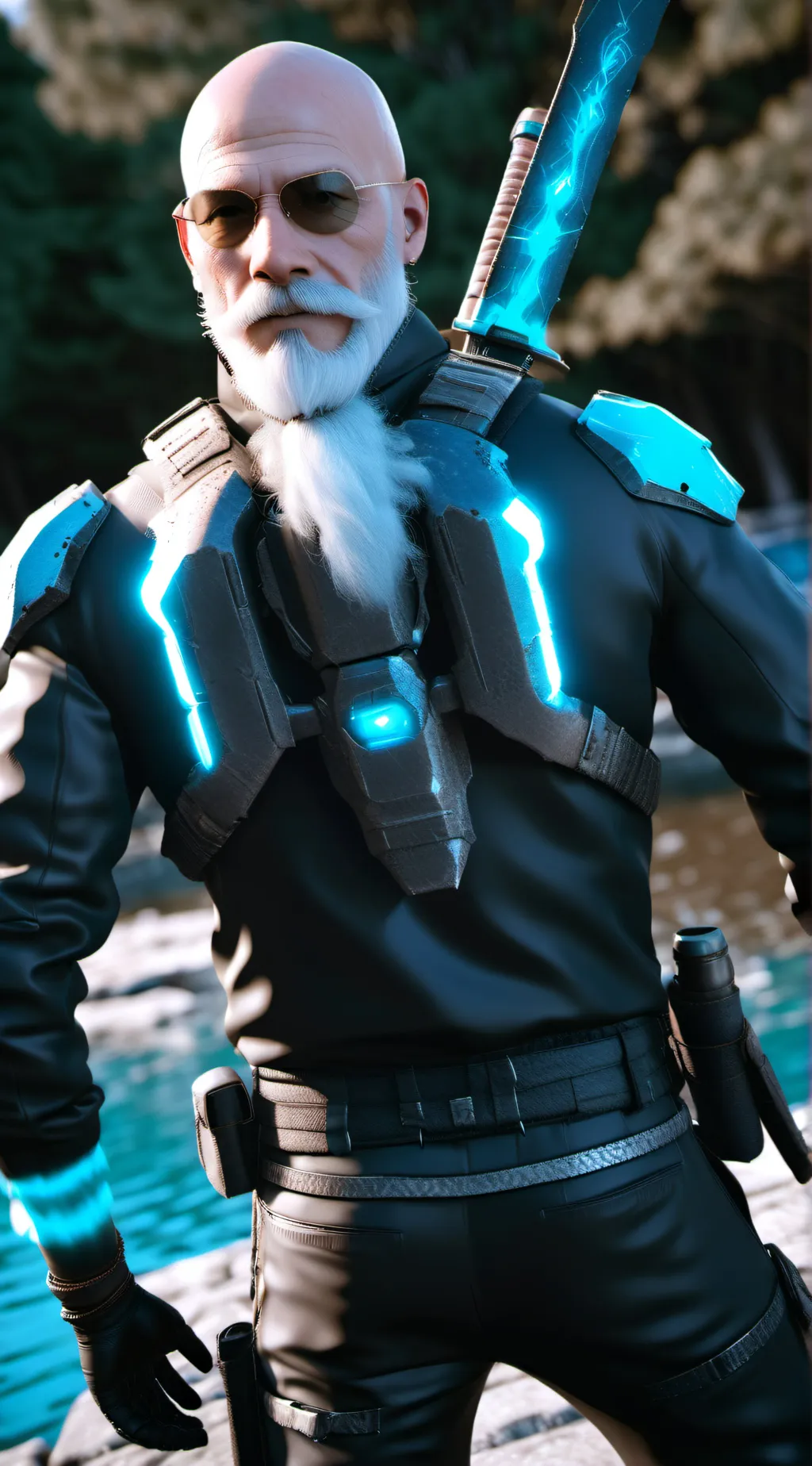 ai character: soldier camander background