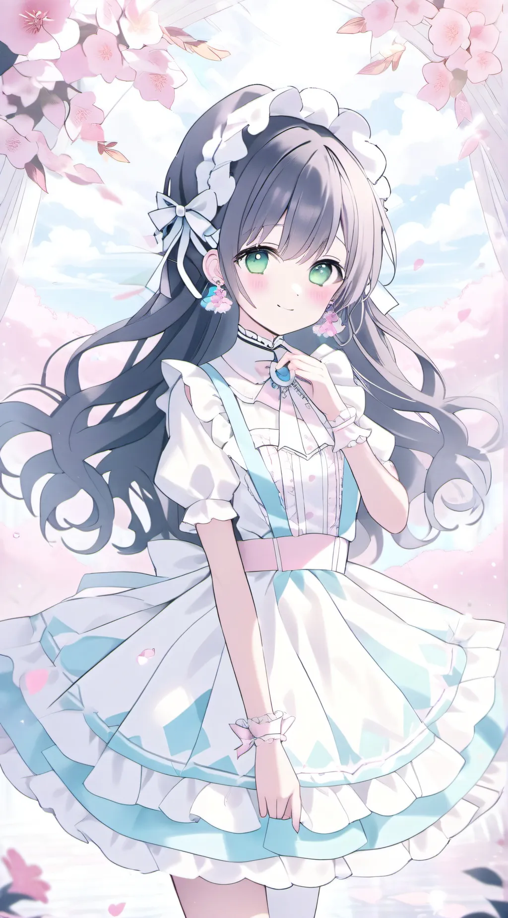 ai character: Rose background