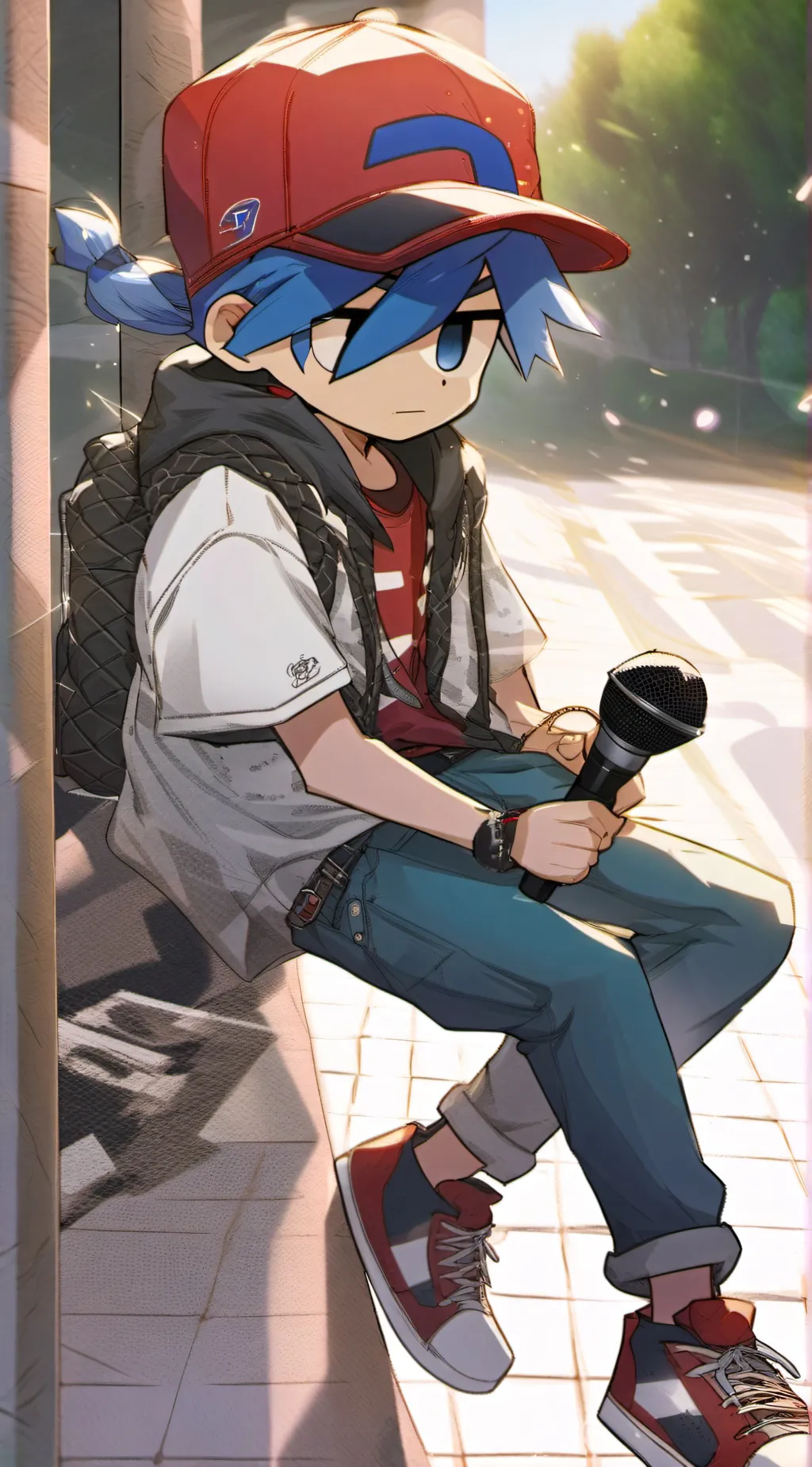 ai character: BF FNF background