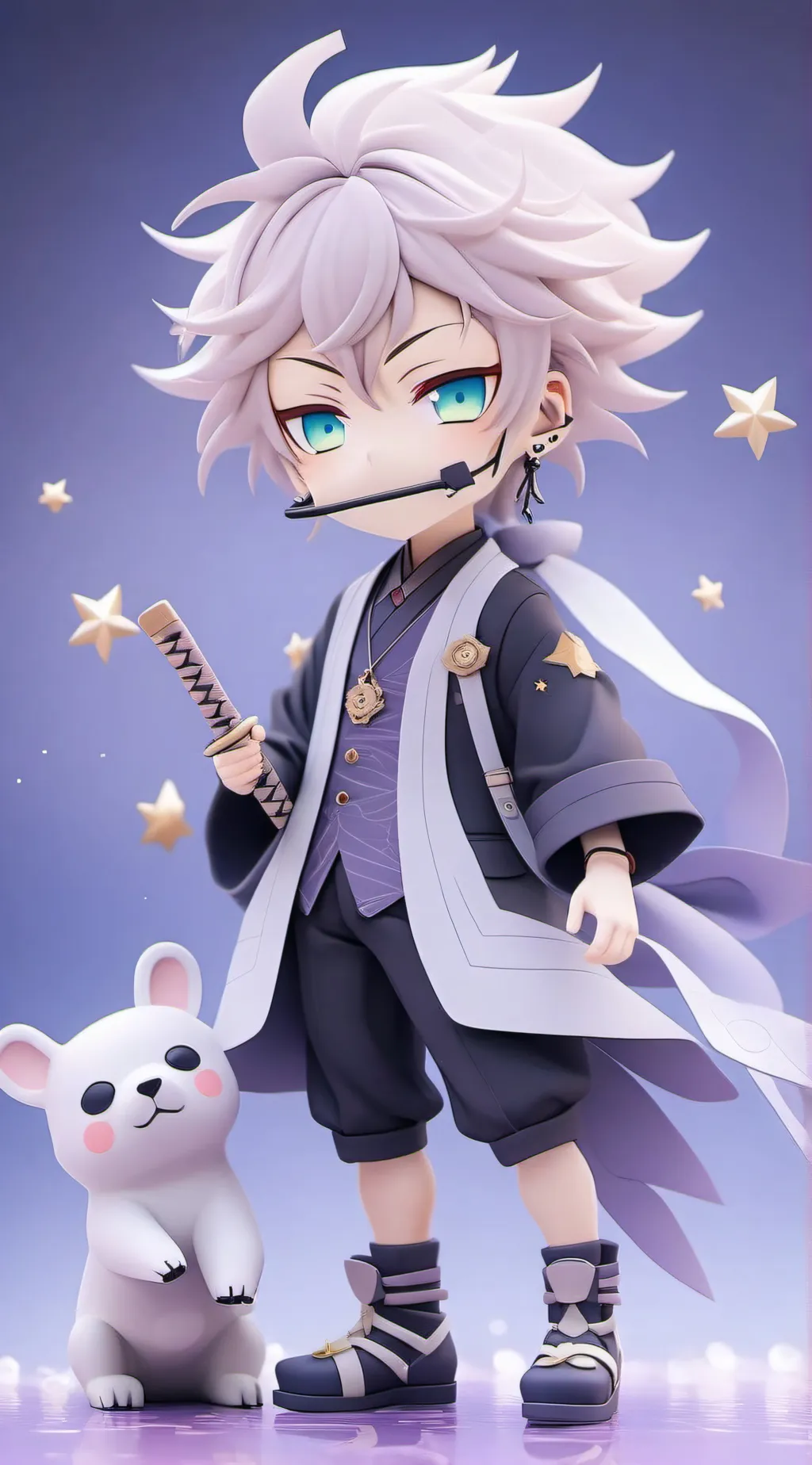 ai character: LIGHT  background