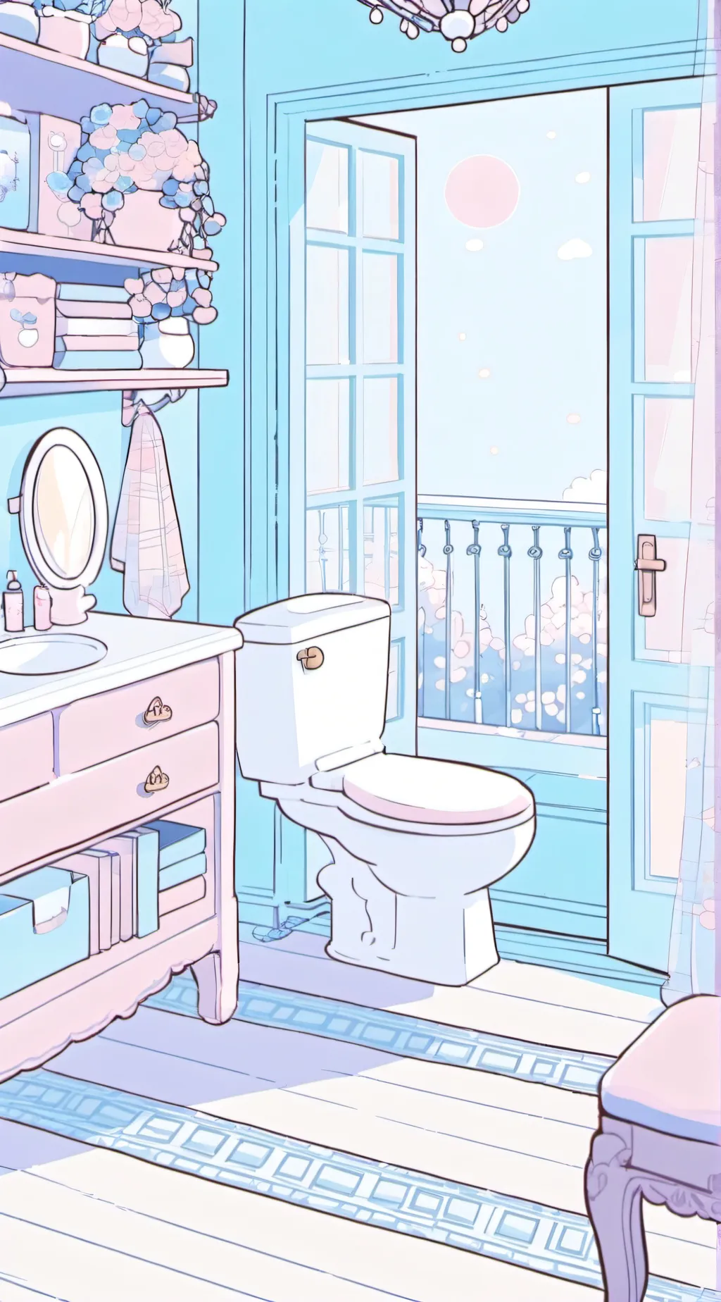 ai character: SC sings HH Songs background