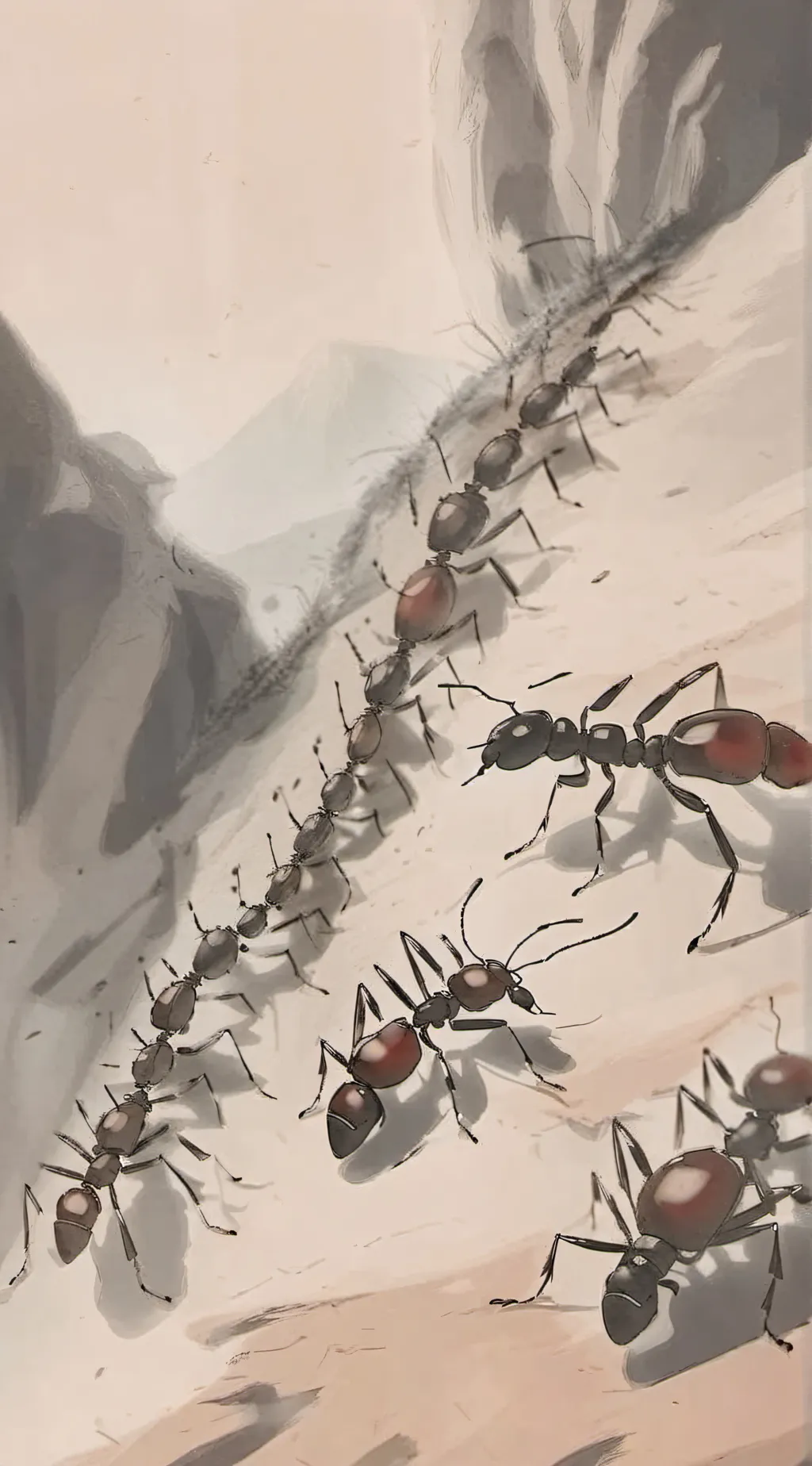 ai character: Pocket ants background