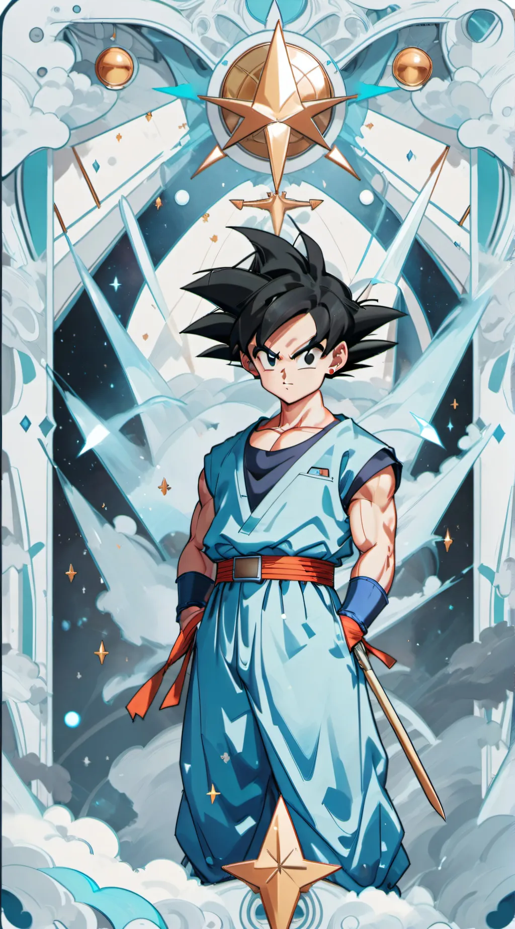 ai character: dbz background